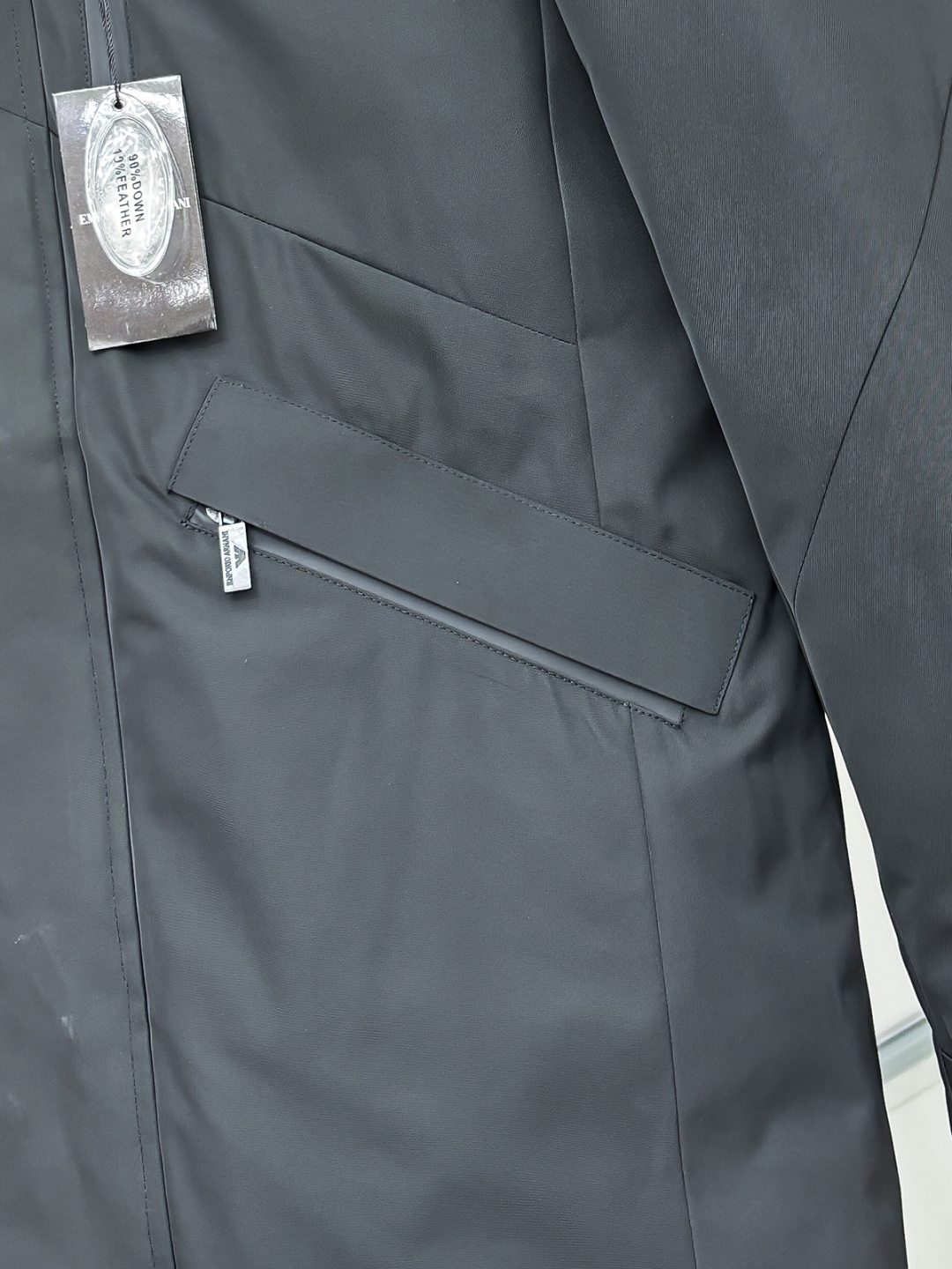 Armani Down Jacket White Duck Down Black M-xl