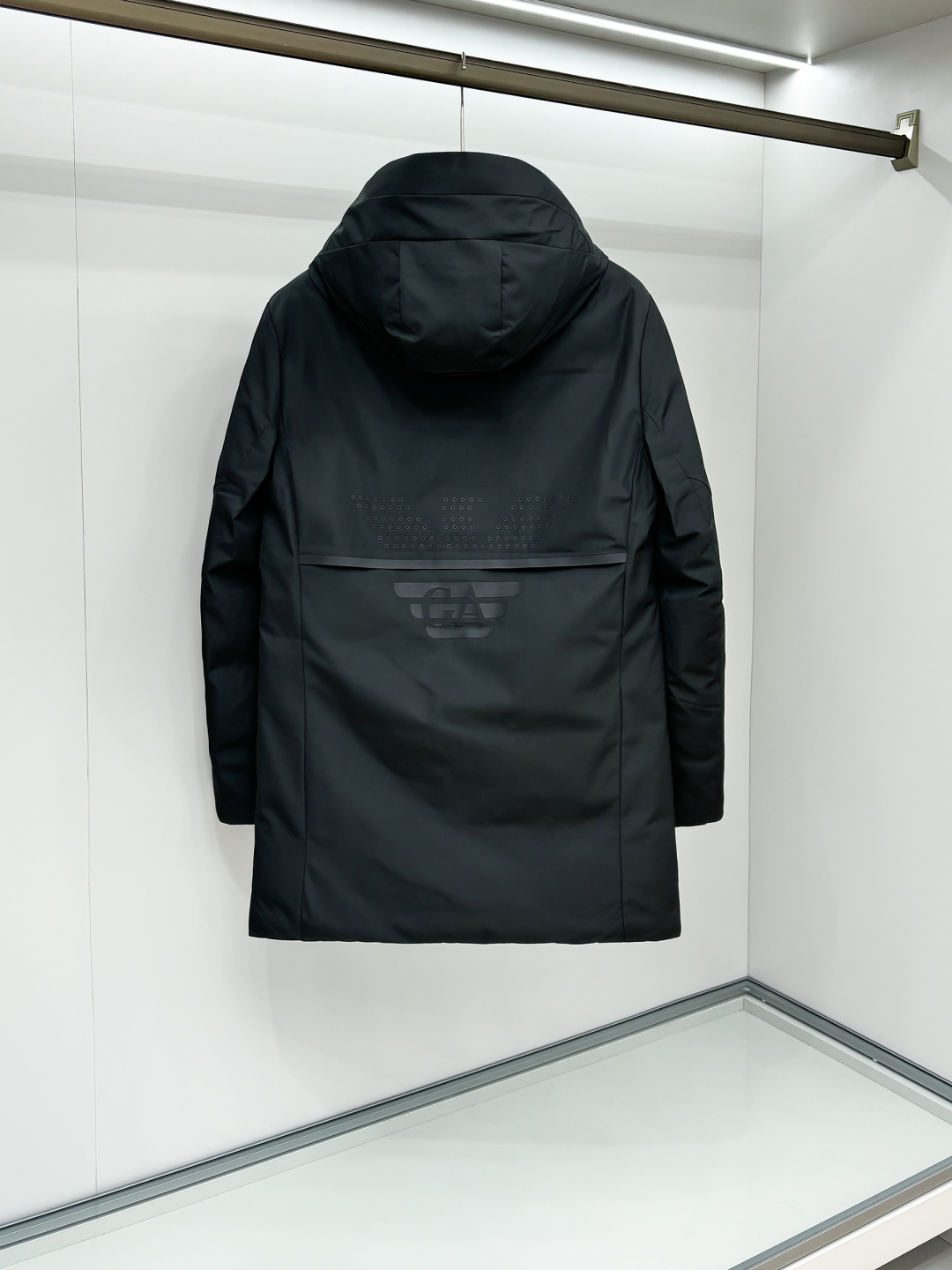 Armani Down Jacket White Duck Down Black M-xl