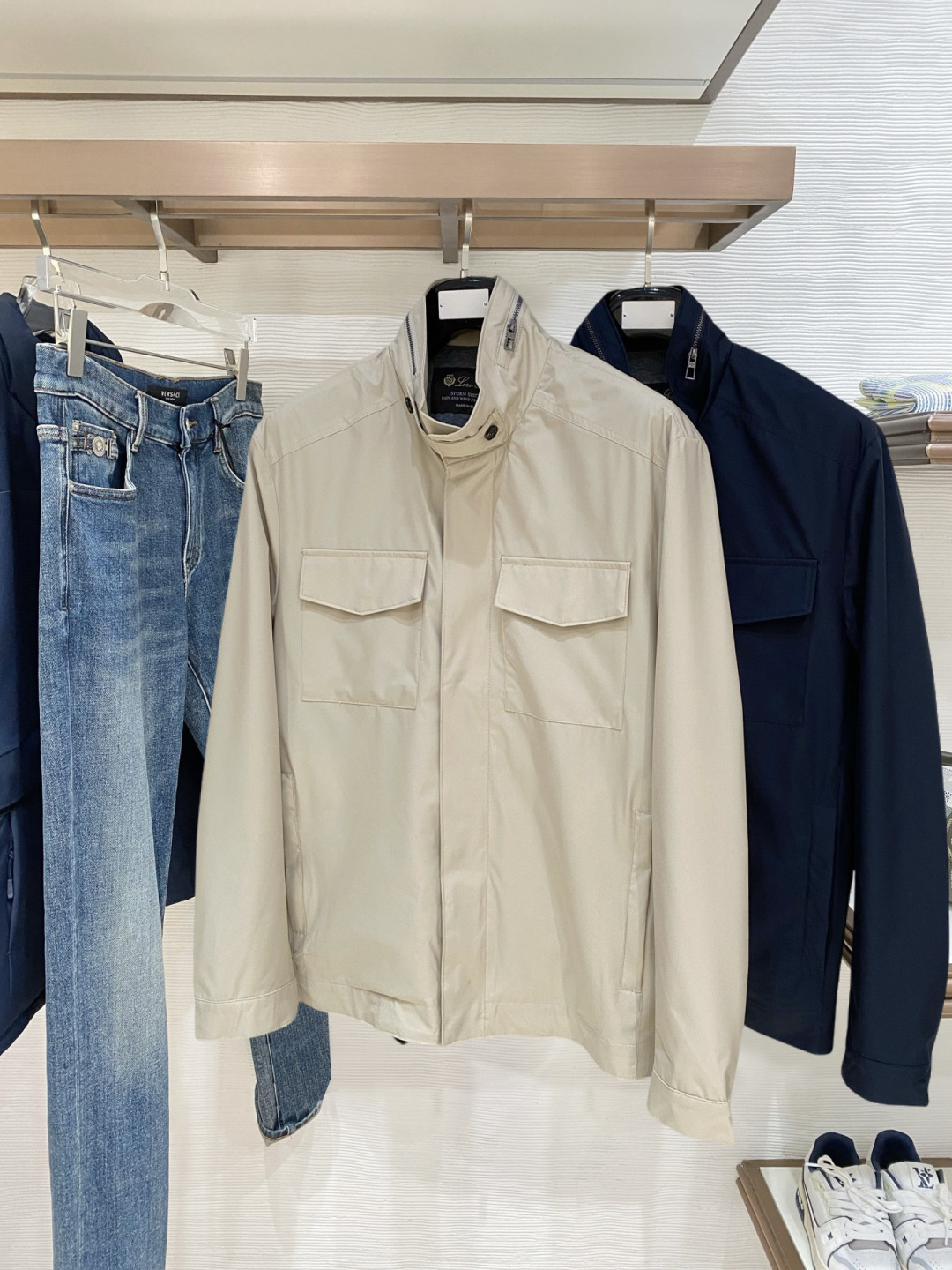 Loro Piana Jacket Blue M-l-xl