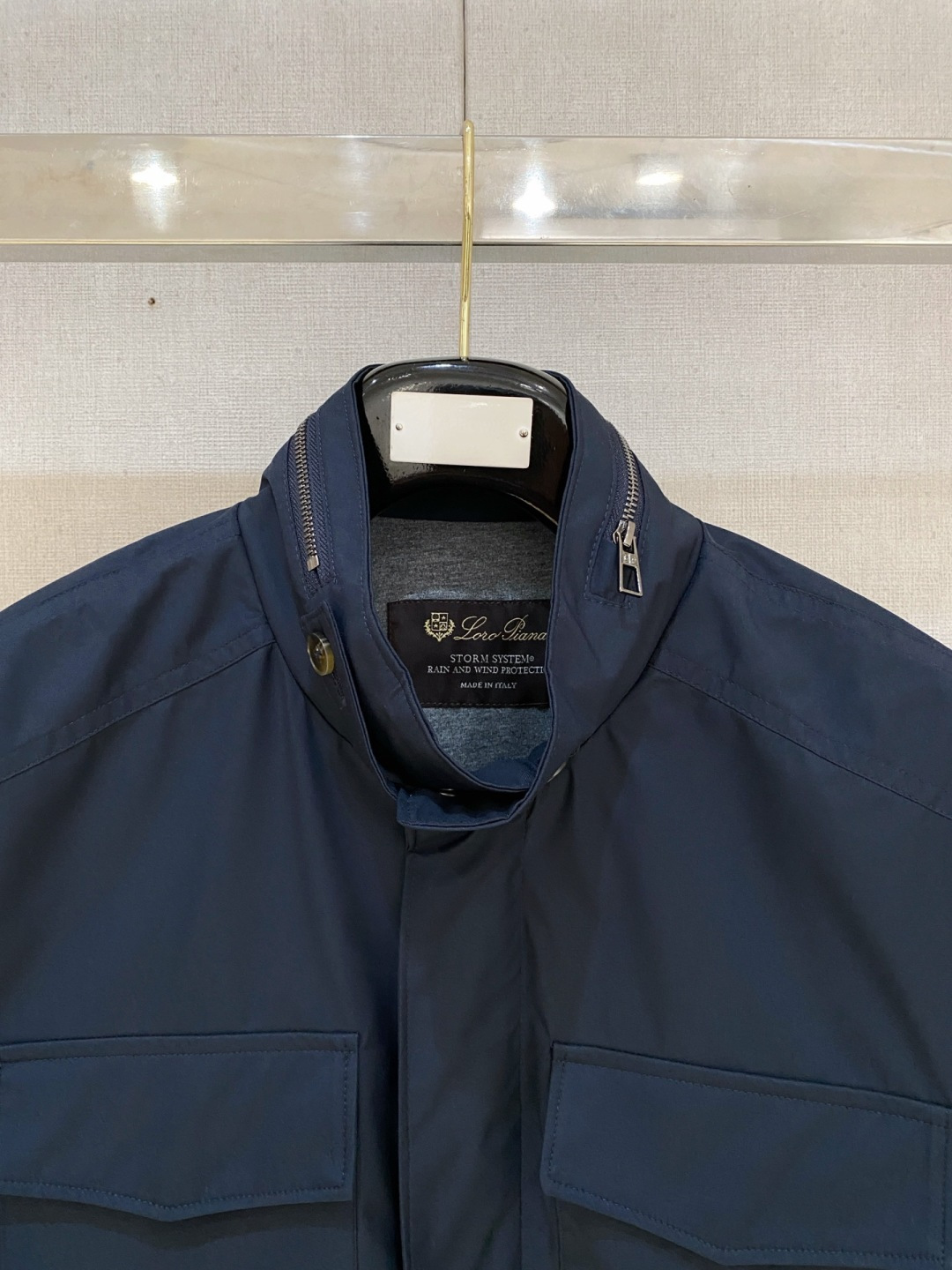Loro Piana Jacket Blue M-l-xl