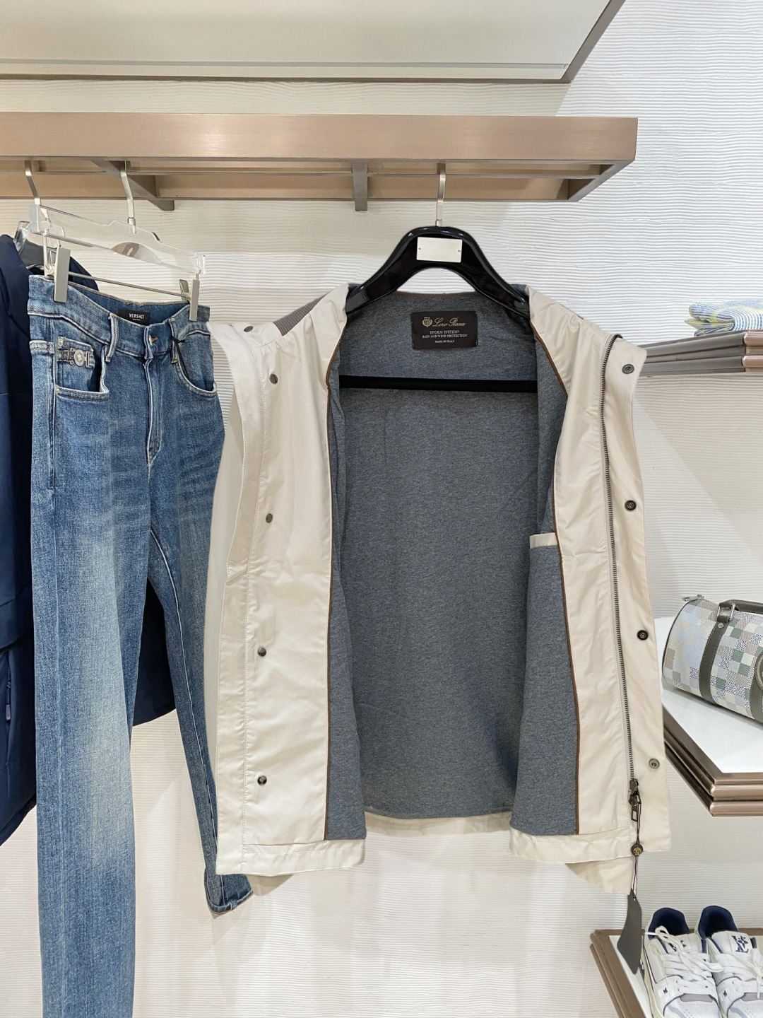 Loro Piana Jacket Blue M-l-xl