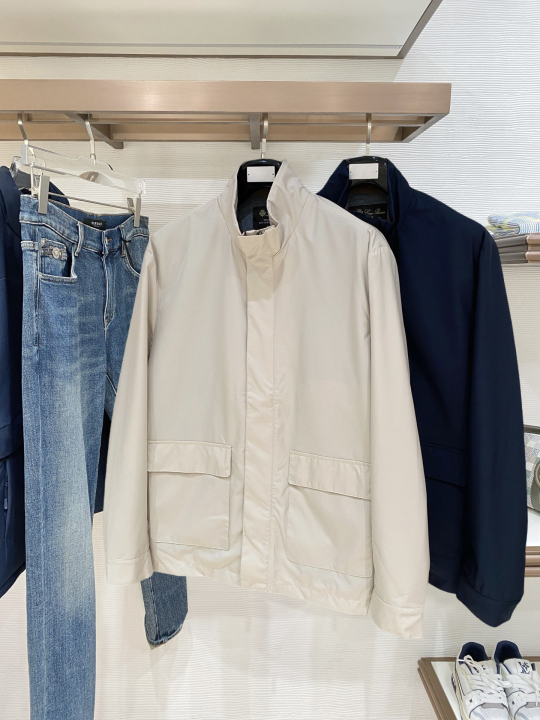 Loro Piana Jacket Blue M-l-xl