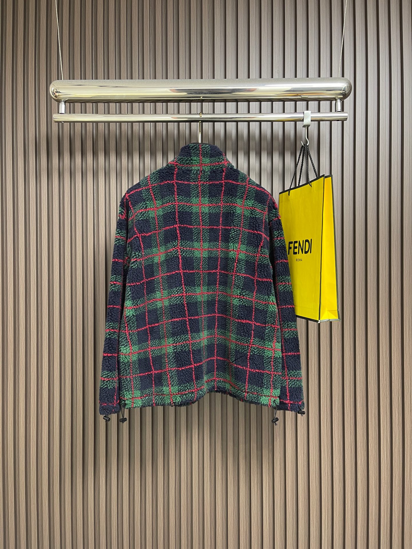 Miu Miu Couple Jacket Wool Plaid S-m-l-xl