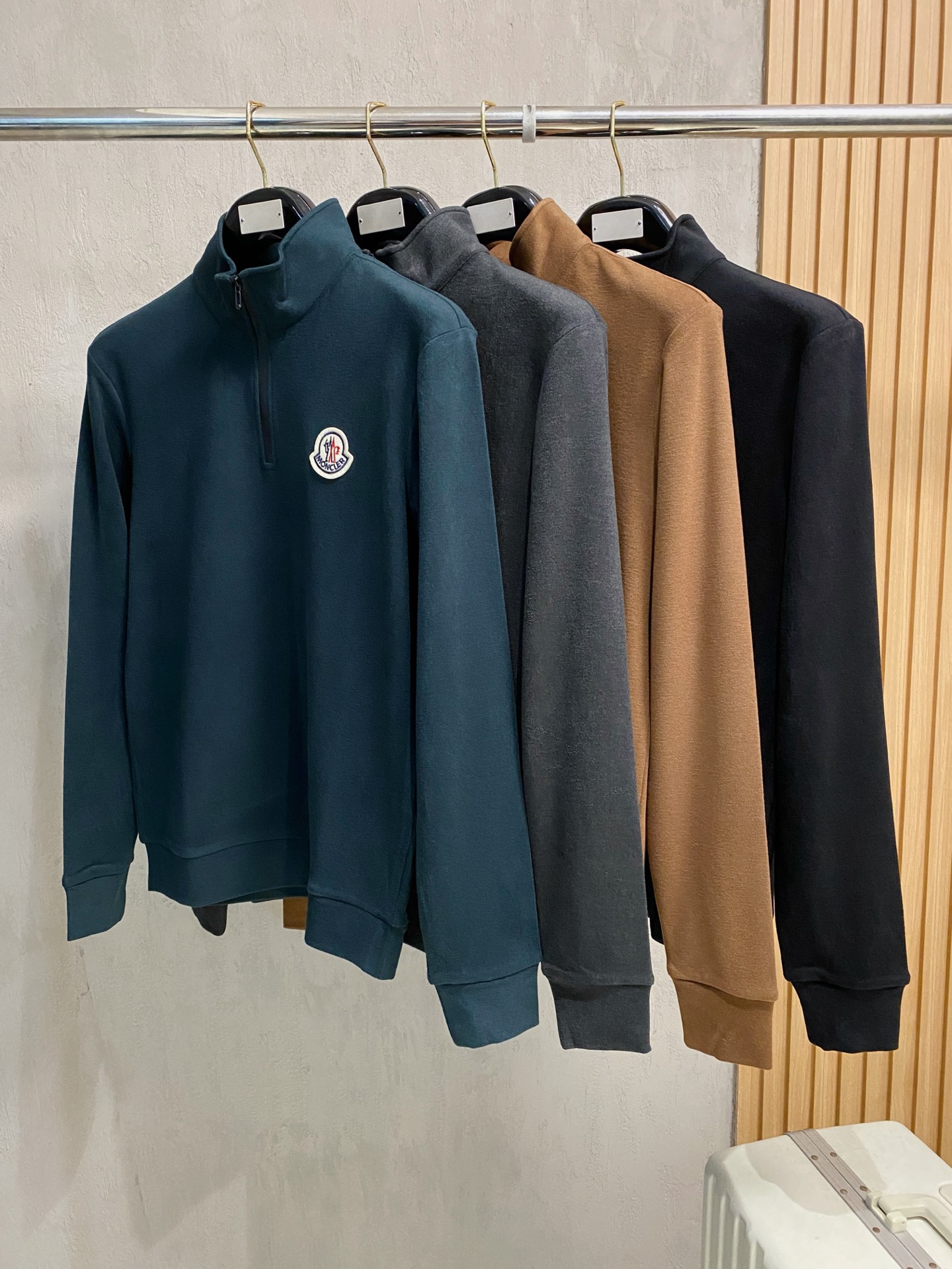 Moncler Male Basic Clothing Cotton M-l-xl