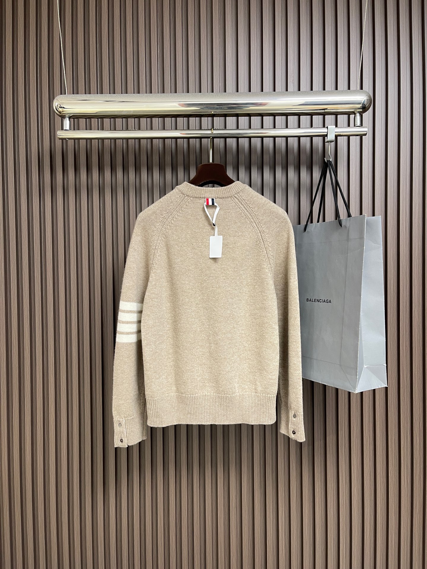 Thom Browne Couple Basic Clothing Cashmere Loose Fit M