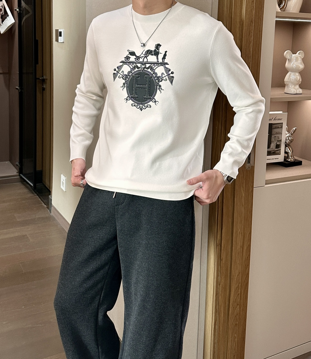 Hermès Basic Clothing Knitted S-m-xxxl