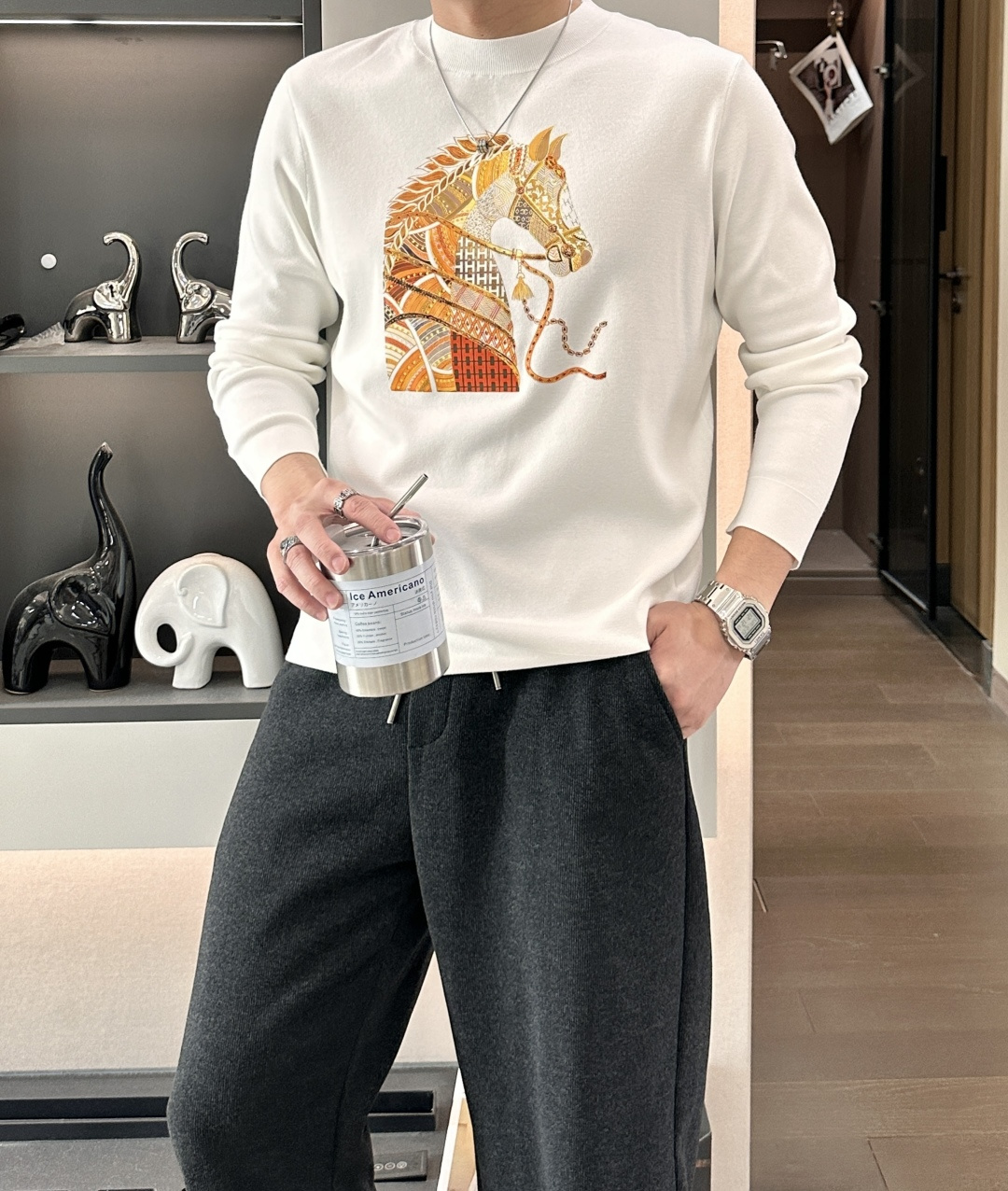 Hermès Basic Clothing Knitted S-m-xxxl