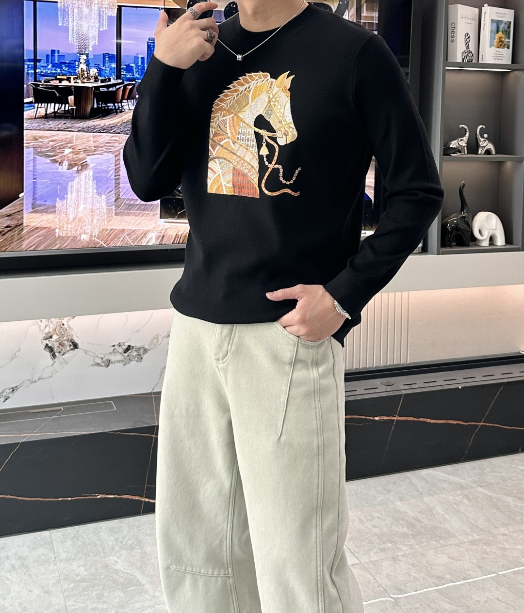 Hermès Basic Clothing Knitted S-m-xxxl