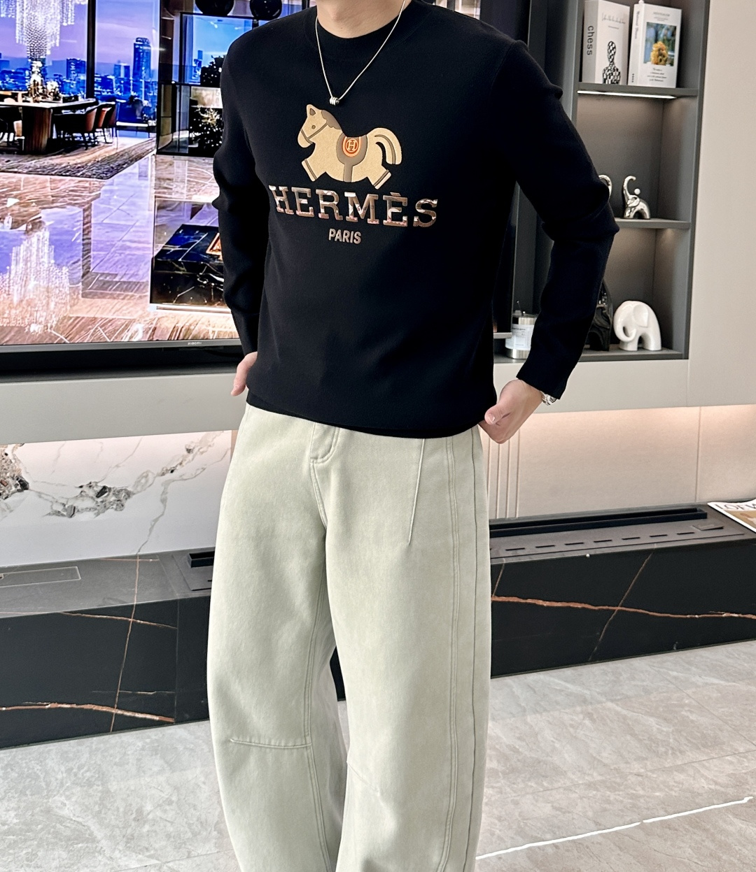 Hermès Basic Clothing Knitted S-m-xxxl