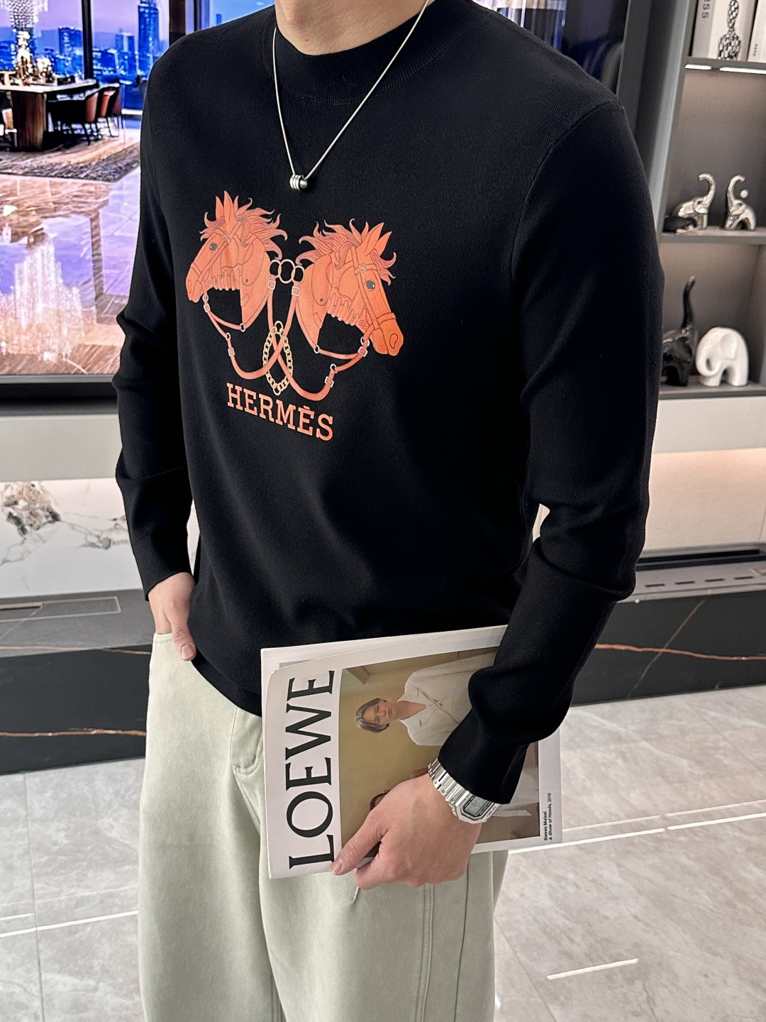 Hermès Basic Clothing Knitted S-m-xxxl