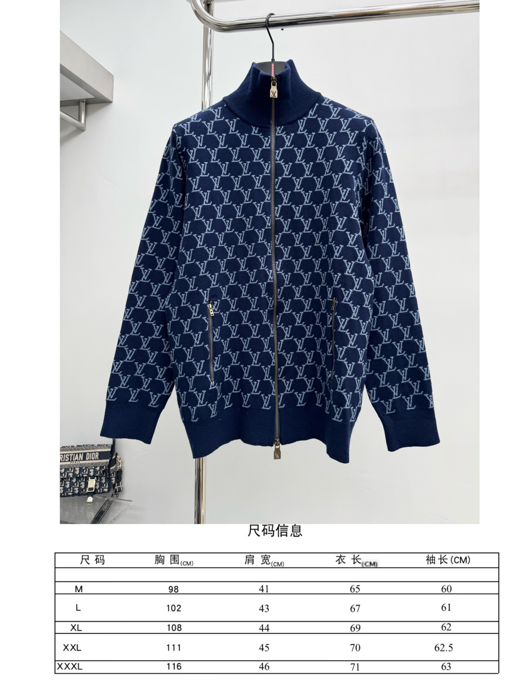 Louis Vuitton Couple Basic Clothing Wool M-xl