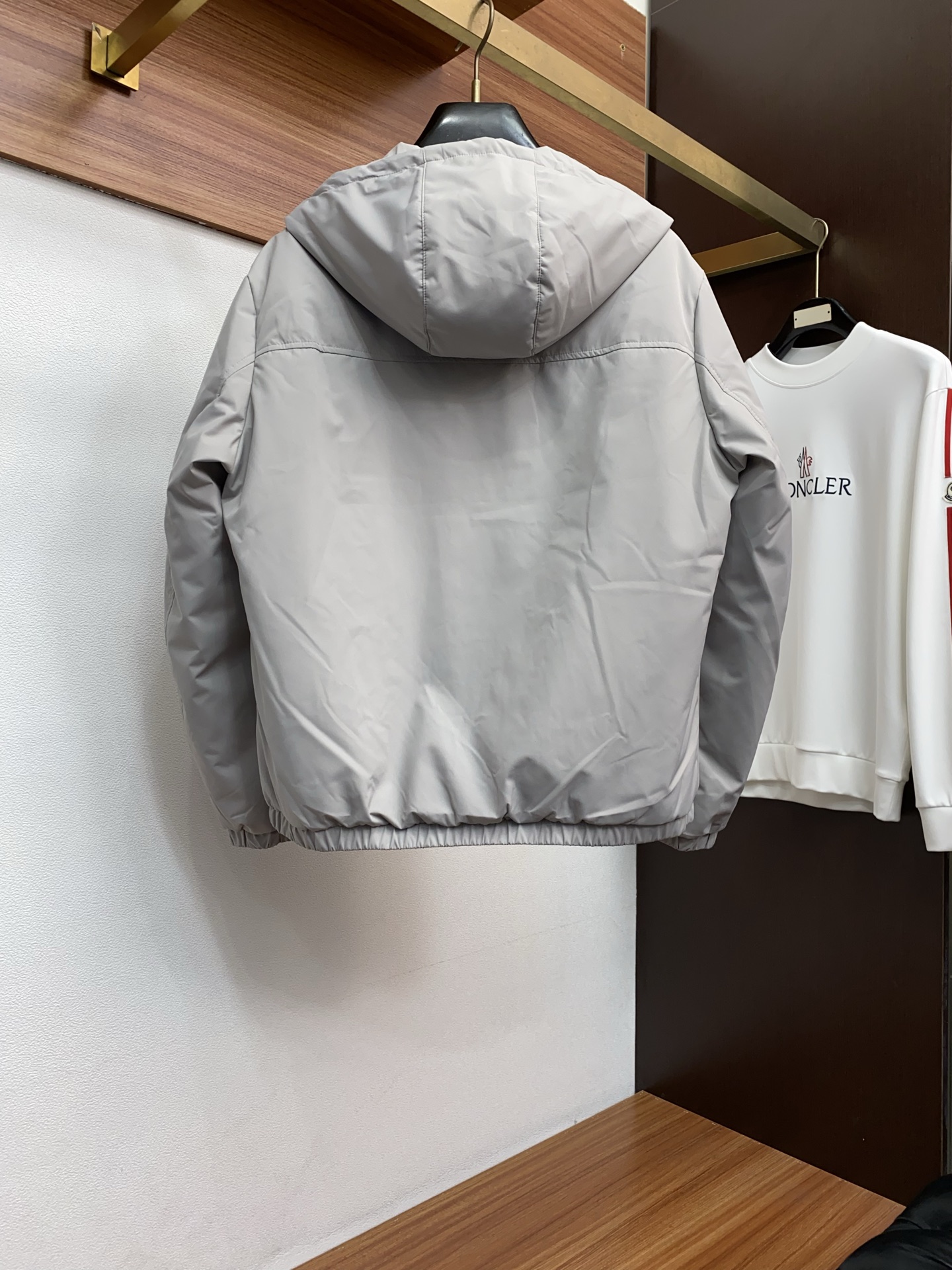 Brunello Cucinelli Couple Down Jacket White Duck Down M-xl
