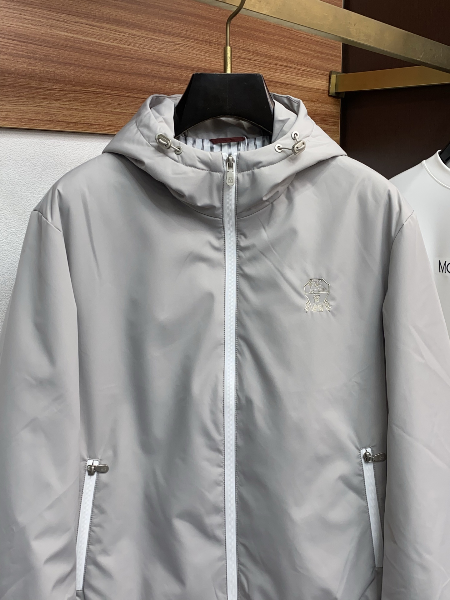 Brunello Cucinelli Couple Down Jacket White Duck Down M-xl