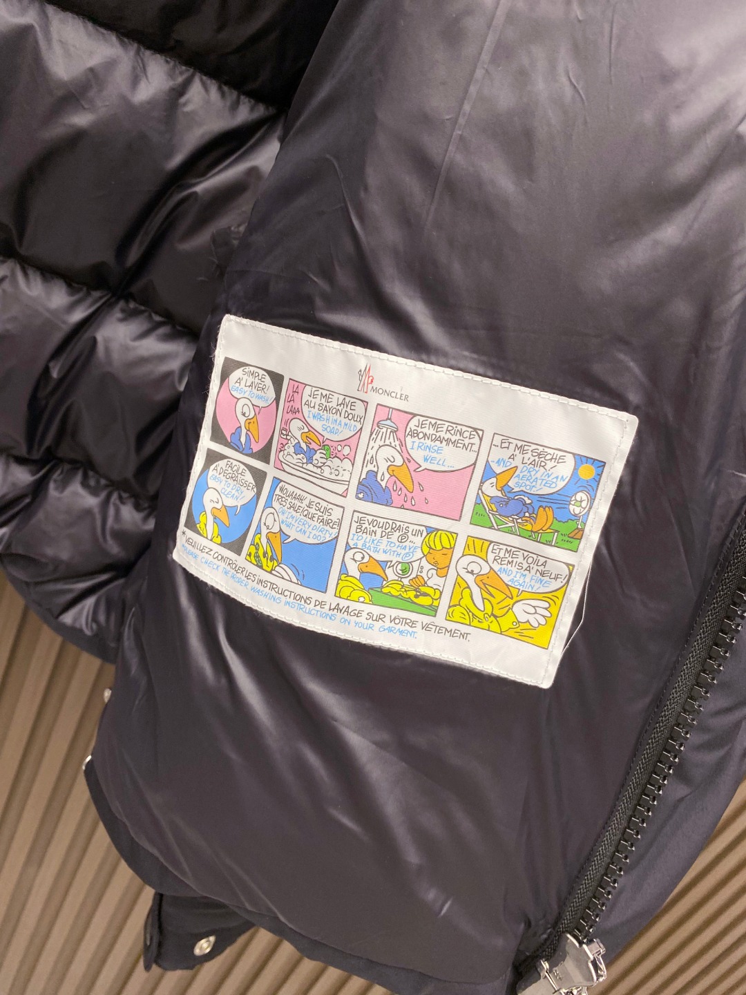 Moncler Down Jacket Polyester Black S-m-l