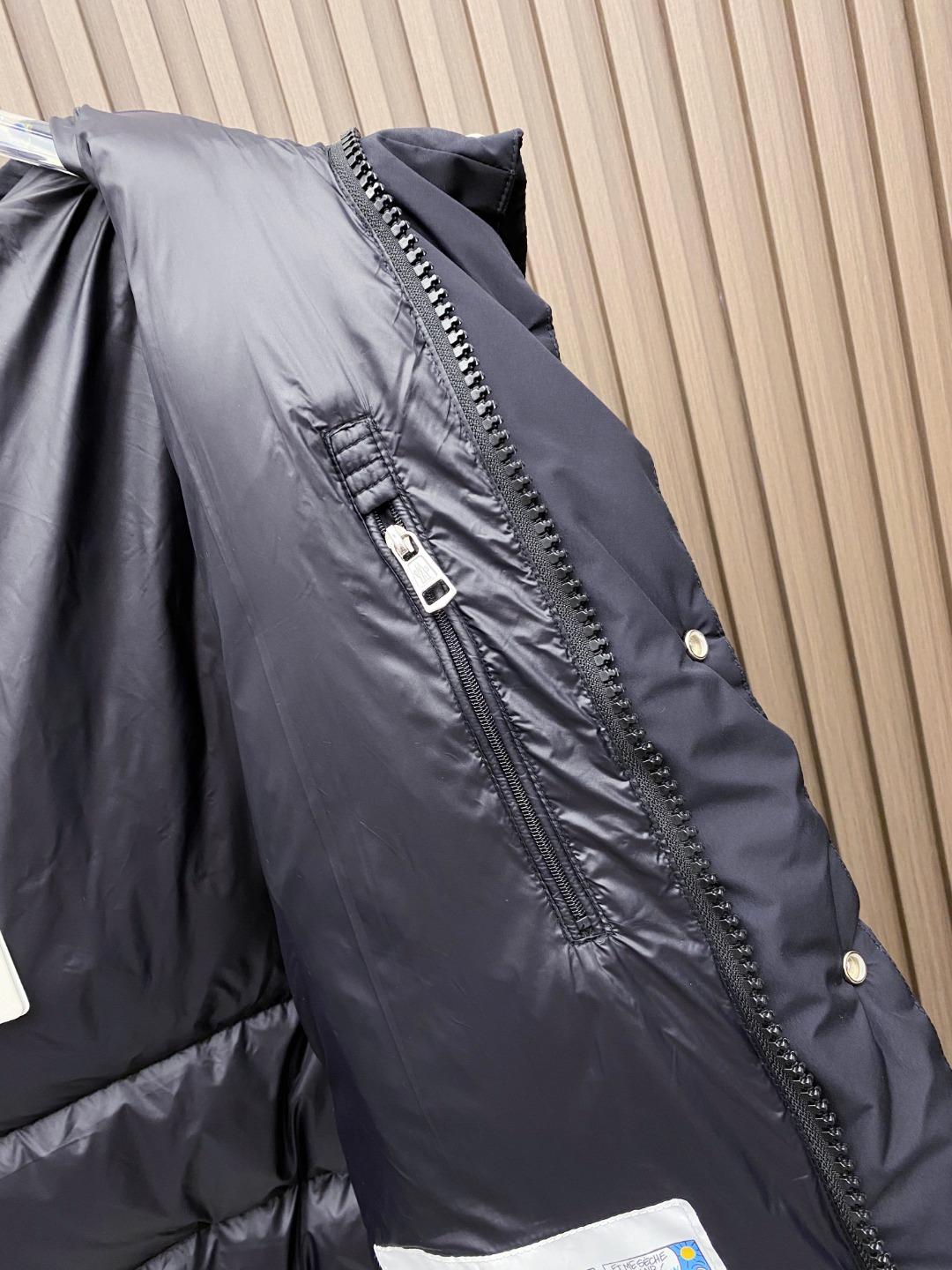 Moncler Down Jacket Polyester Black S-m-l