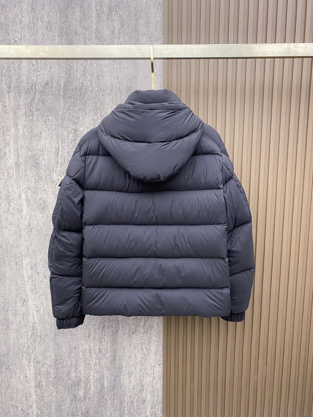 Moncler Down Jacket Polyester Black S-m-l