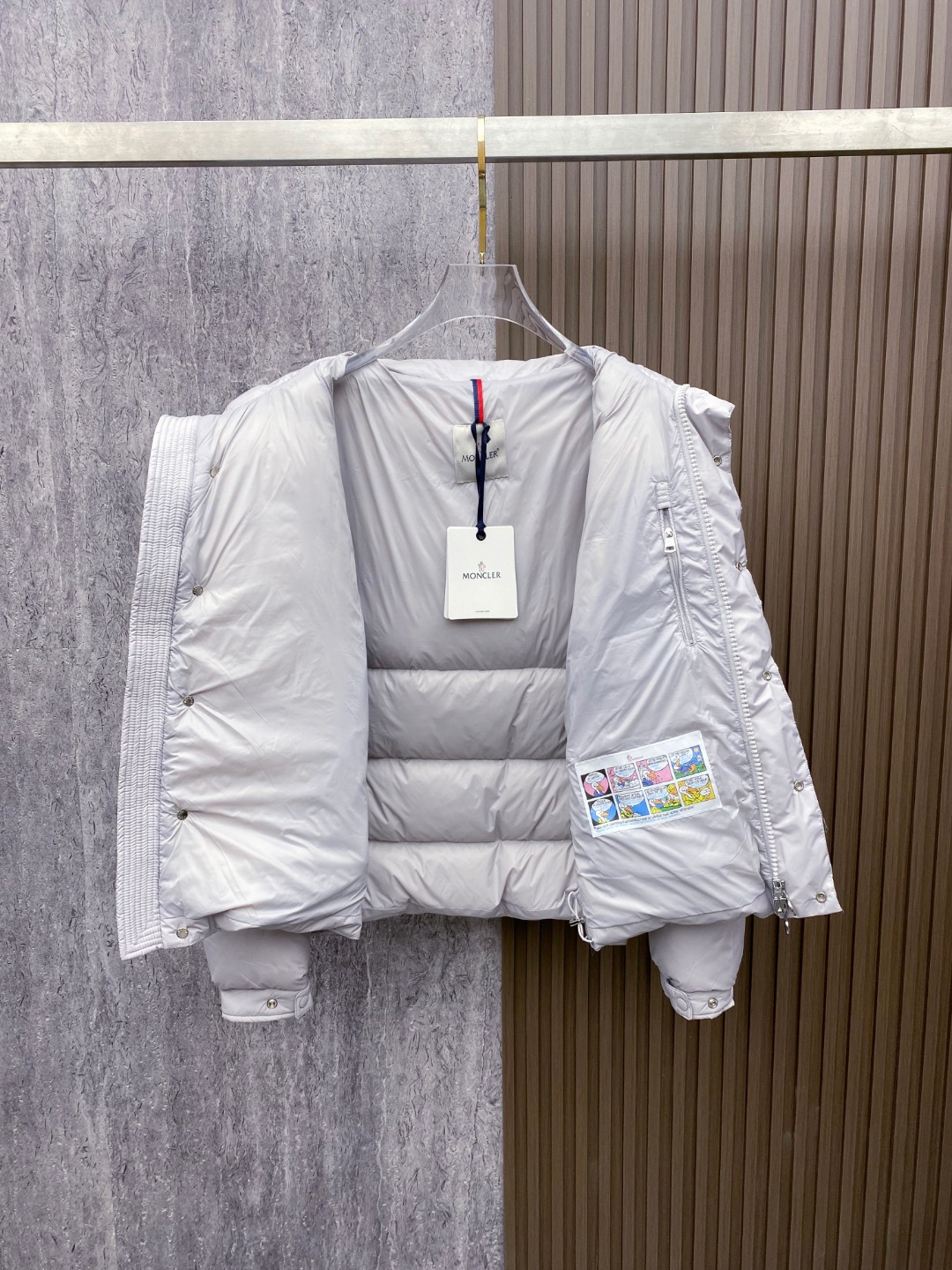 Moncler Down Jacket Polyester Black S-m-l