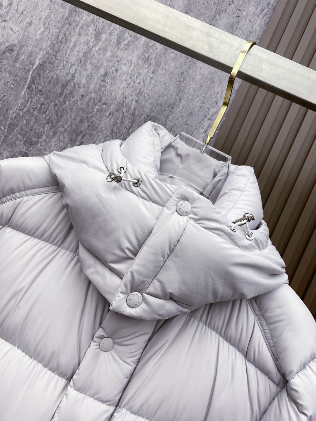 Moncler Down Jacket Polyester Black S-m-l