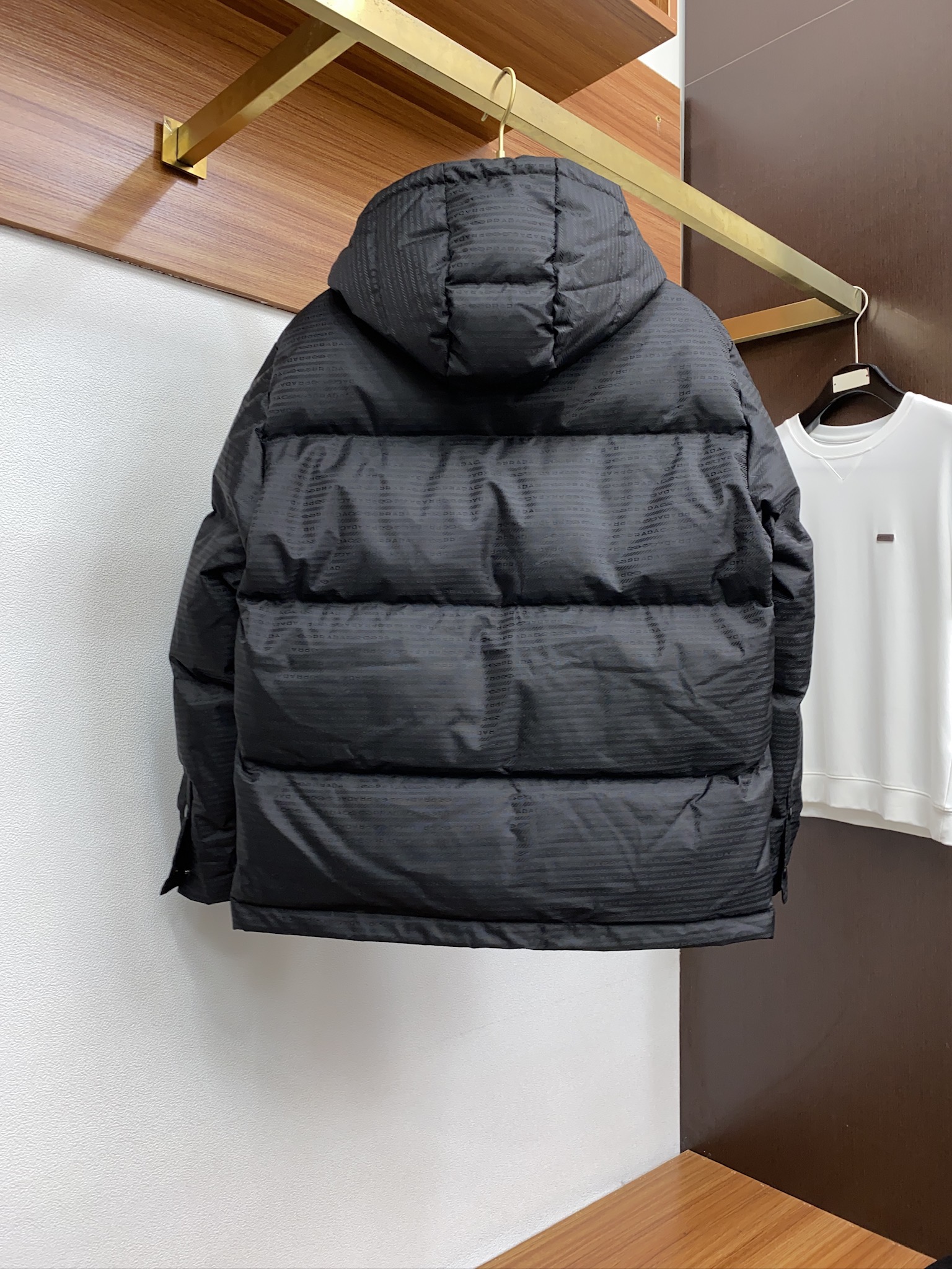 Prada Down Jacket White Duck Down M-xl