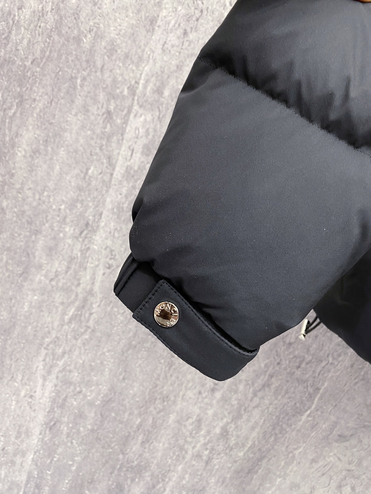 Moncler Male Down Jacket White Duck Down Black S-m-l