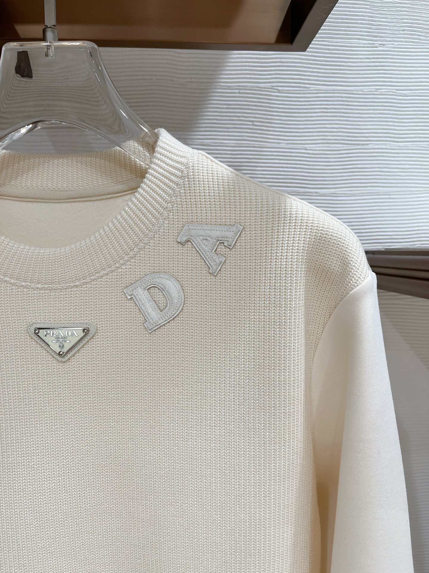 Prada Hoodie Wool Slim Fit M-l-xl