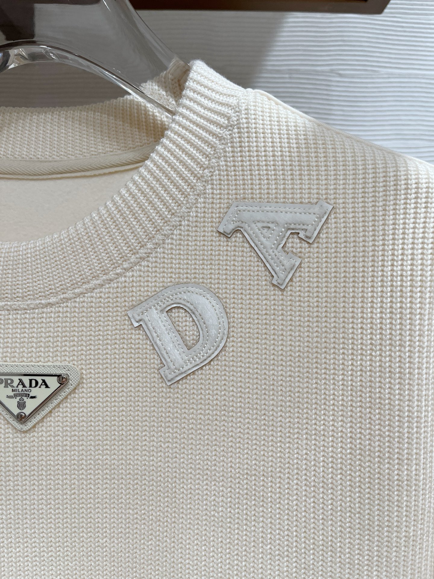 Prada Hoodie Wool Slim Fit M-l-xl