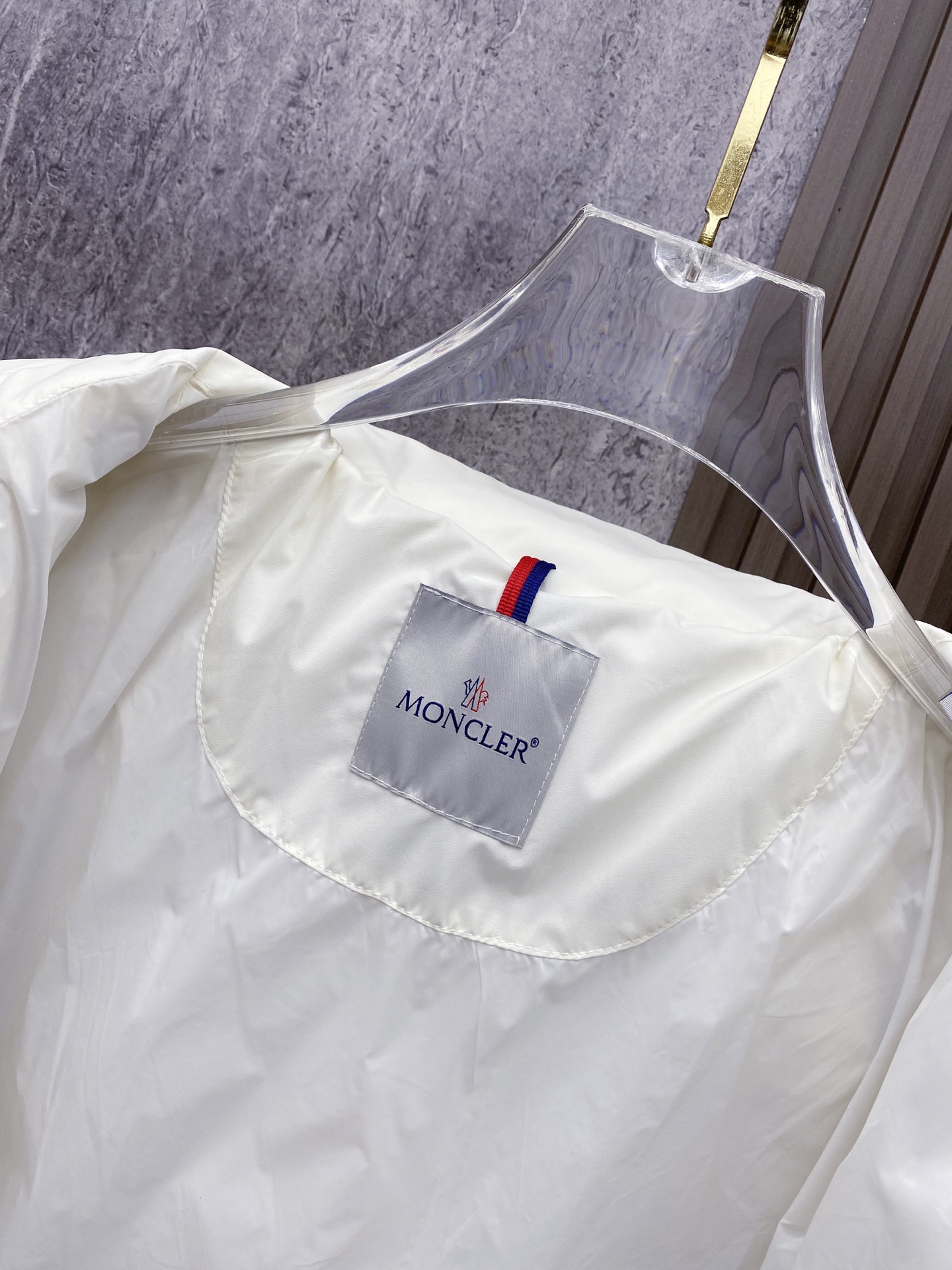 Moncler Male Down Jacket White Duck Down Black S-m-l