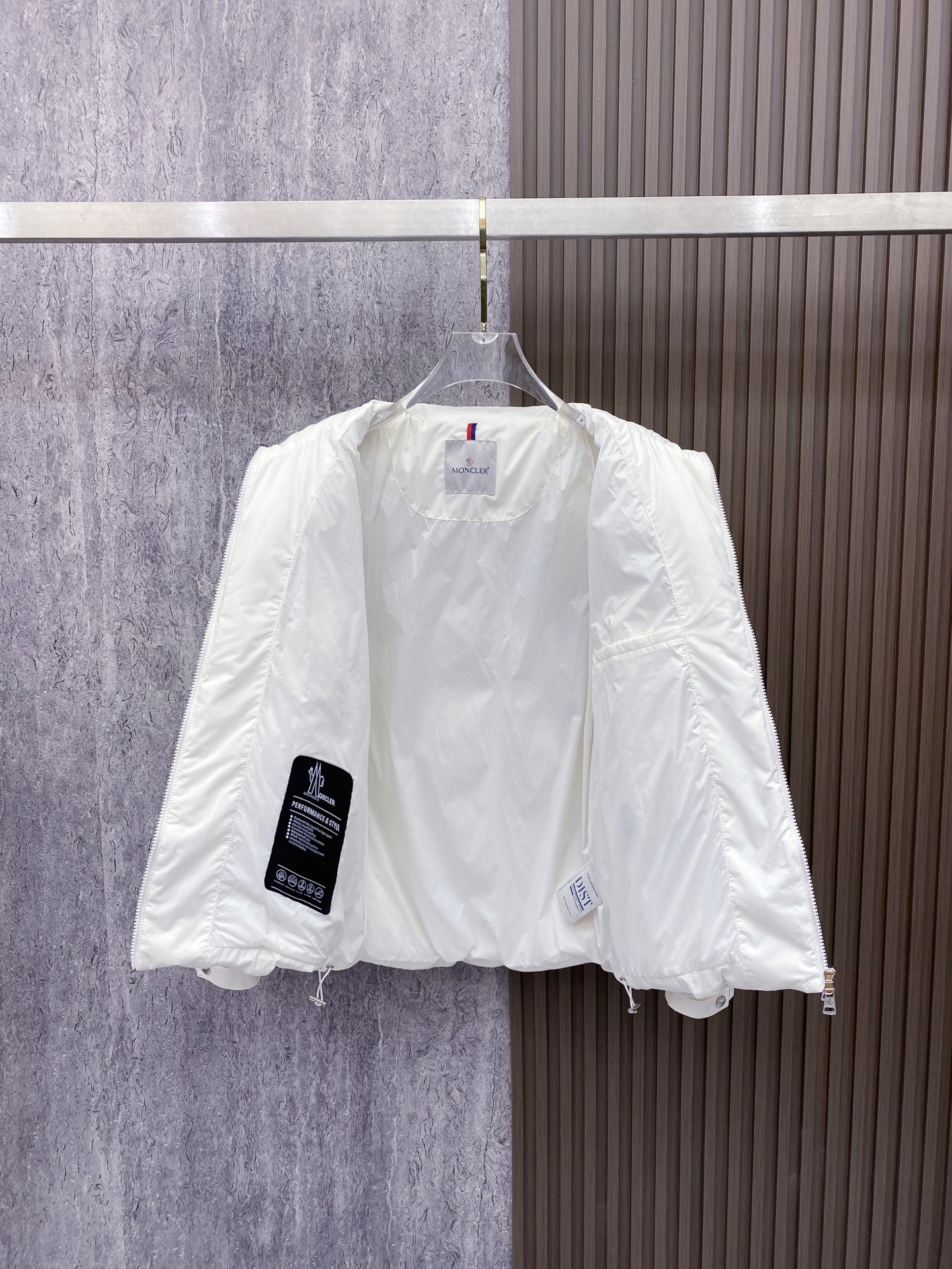 Moncler Male Down Jacket White Duck Down Black S-m-l