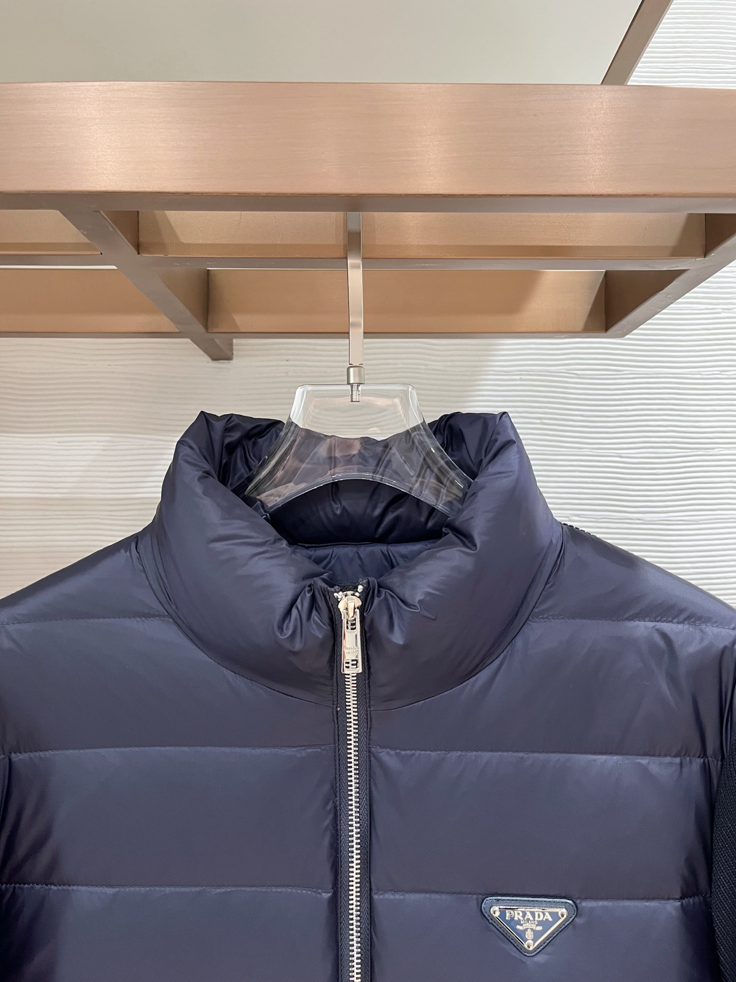 Prada Jacket Wool Black L