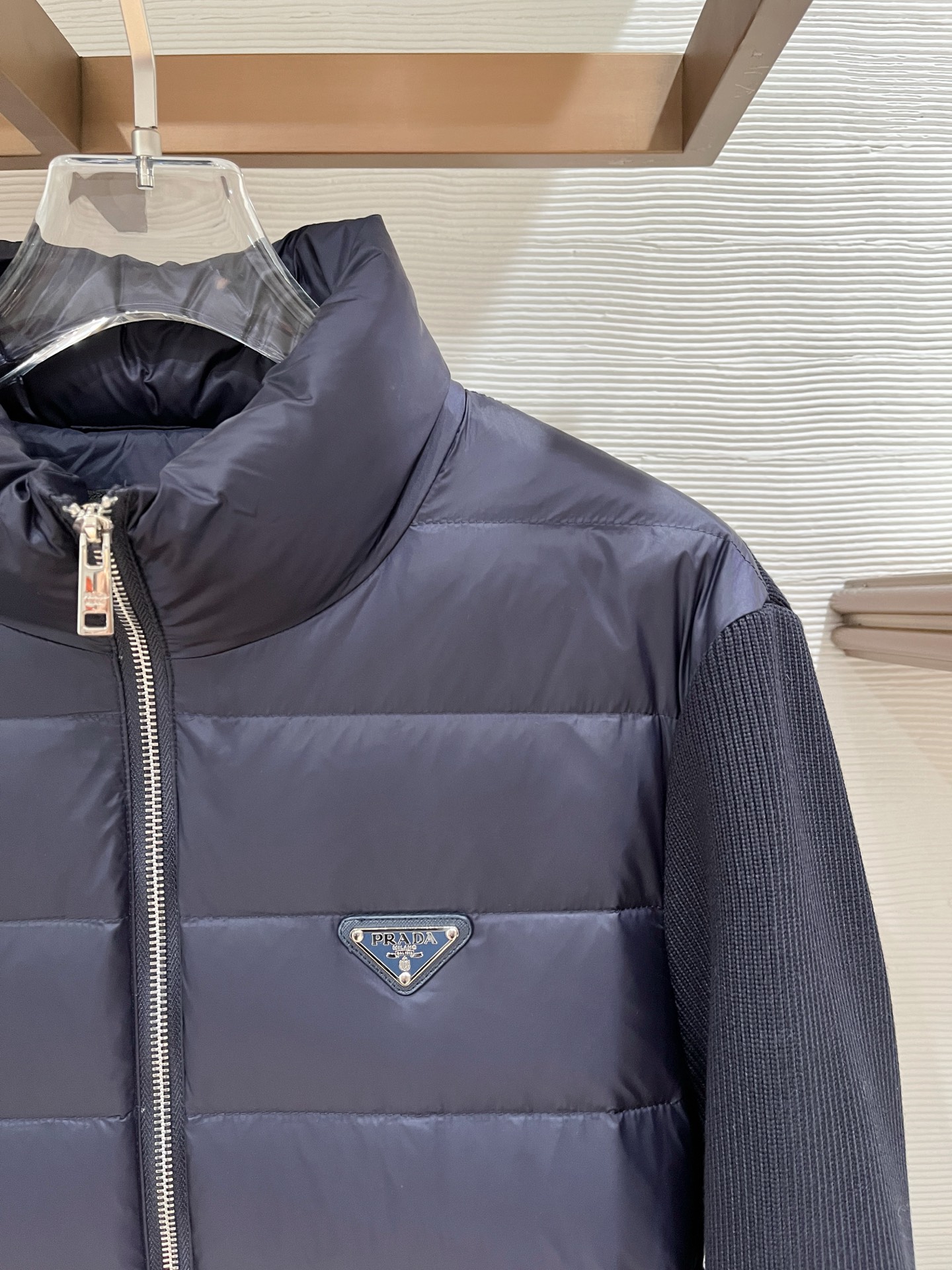 Prada Jacket Wool Black L