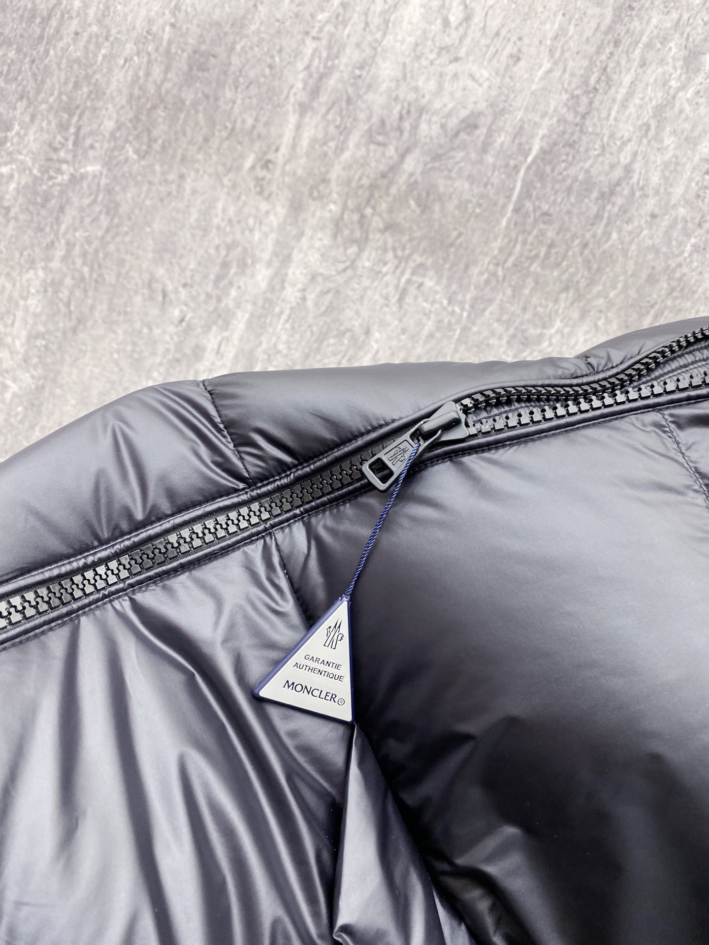 Moncler Couple Down Jacket Goose Down Black Loose Fit M-l