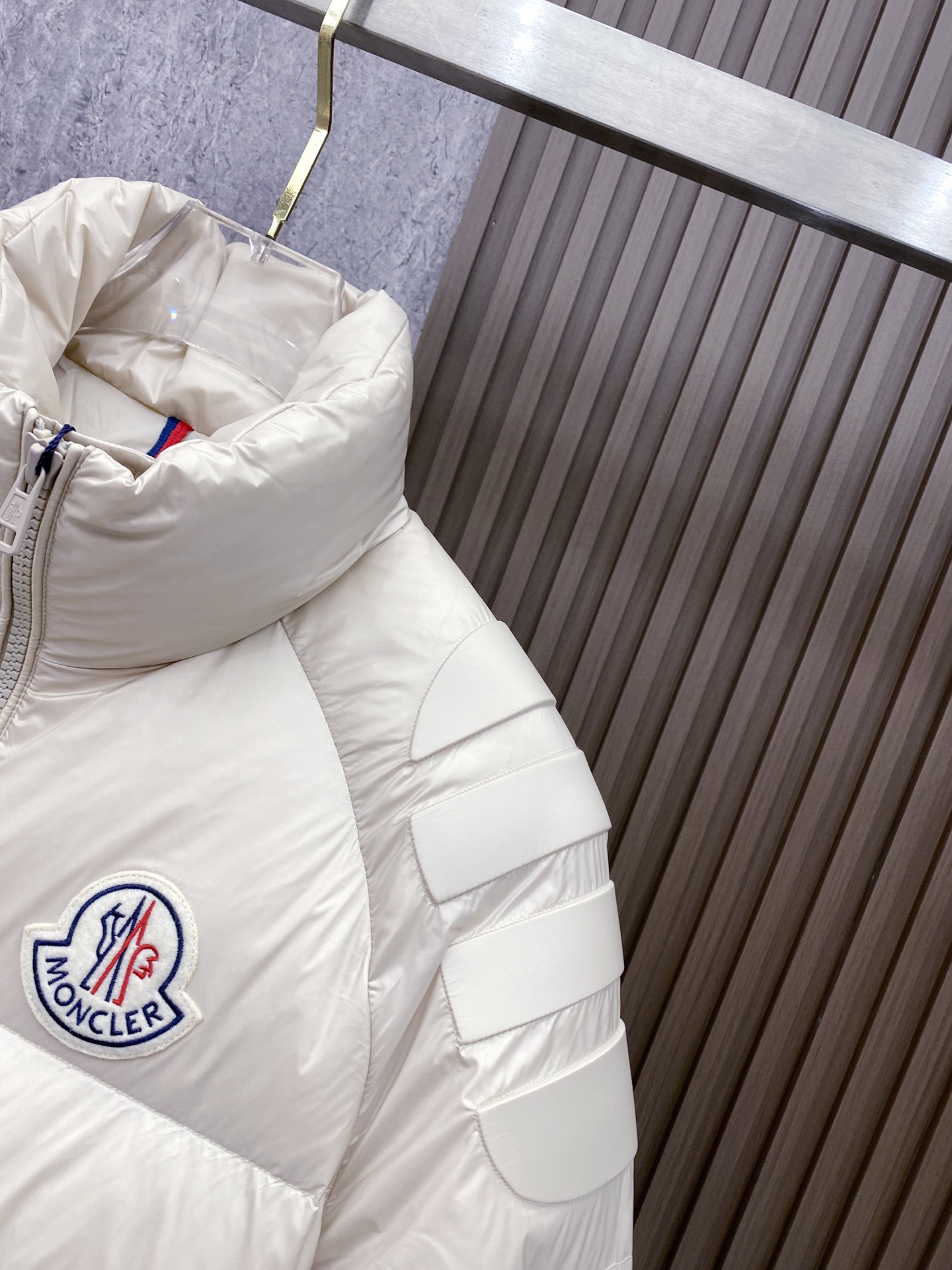 Moncler Couple Down Jacket Goose Down Black Loose Fit M-l