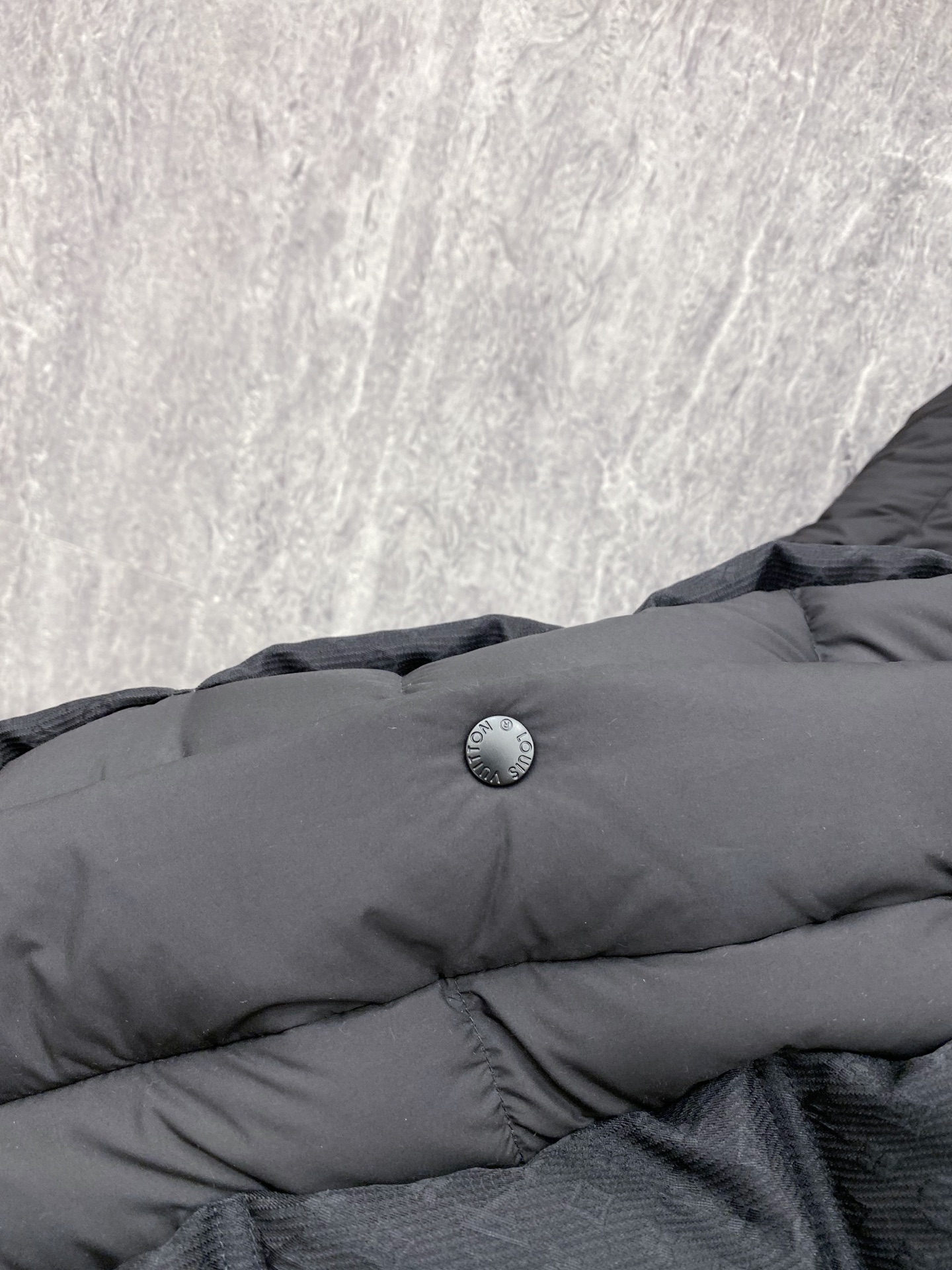 Louis Vuitton Male Down Jacket Goose Down Black Hooded S-m-l-xl