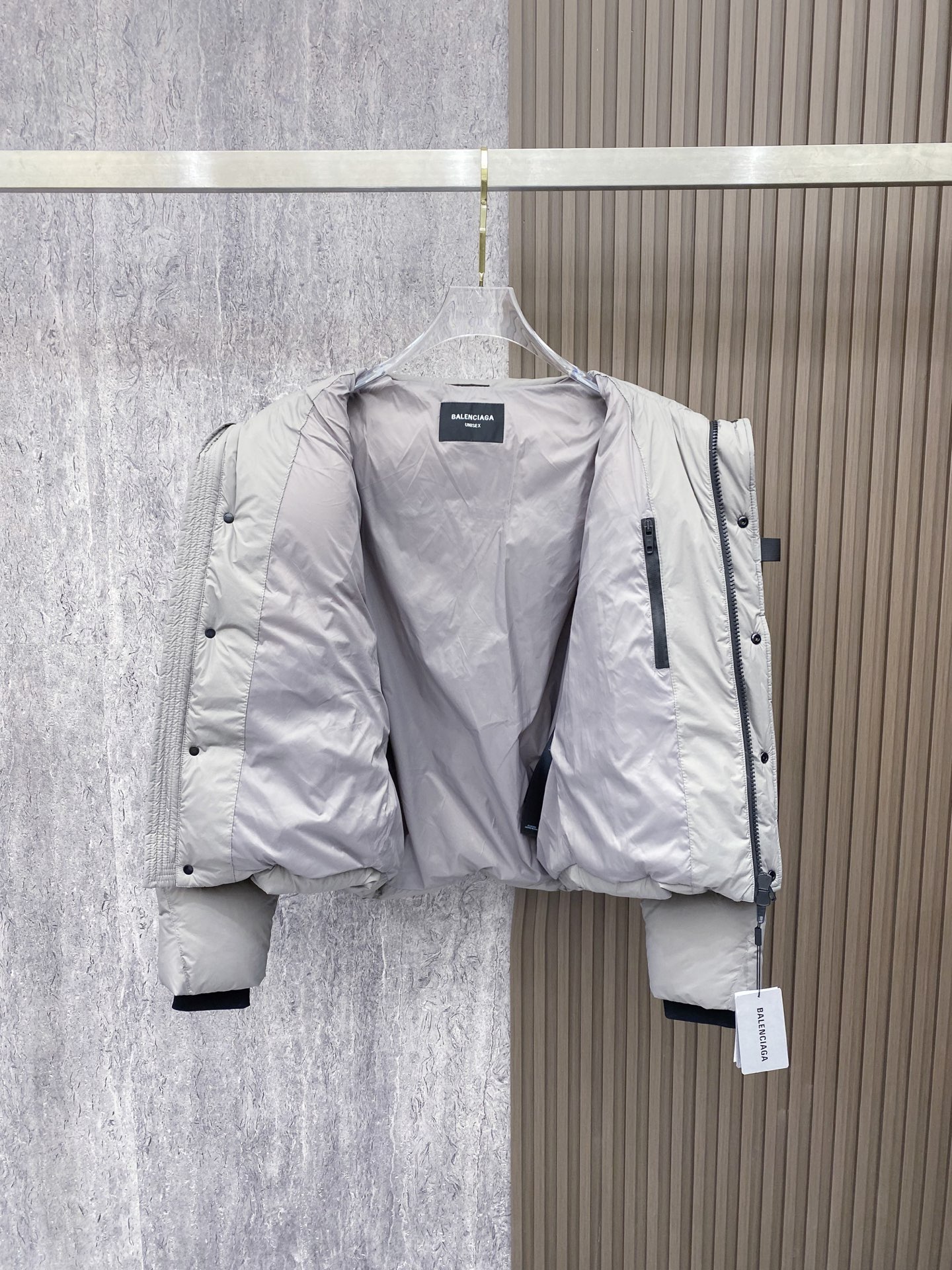 Balenciaga Down Jacket Hooded L