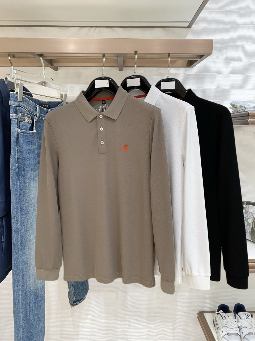 Hermès Male Basic Clothing Cotton M-l-xl