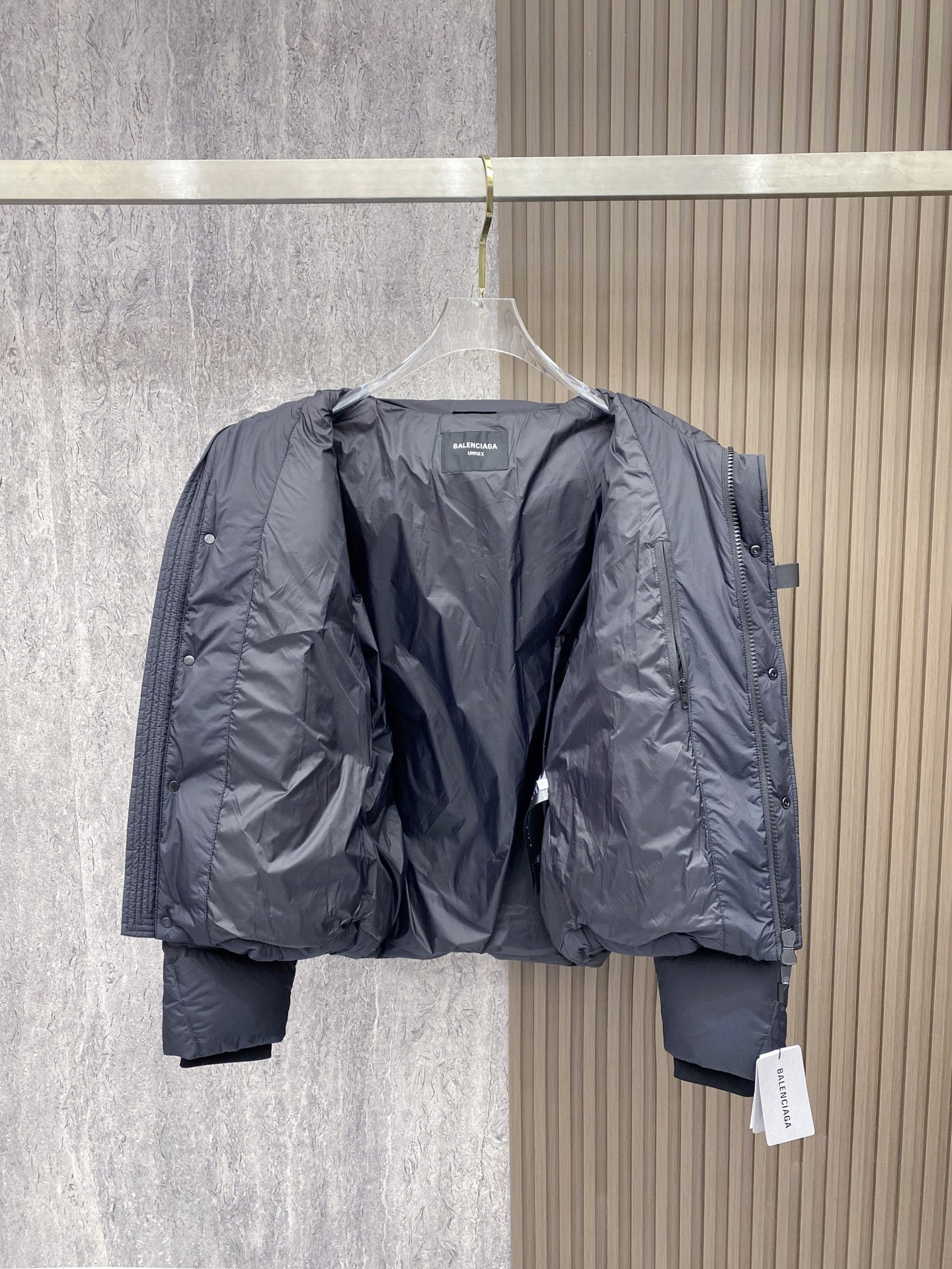 Balenciaga Down Jacket Hooded L