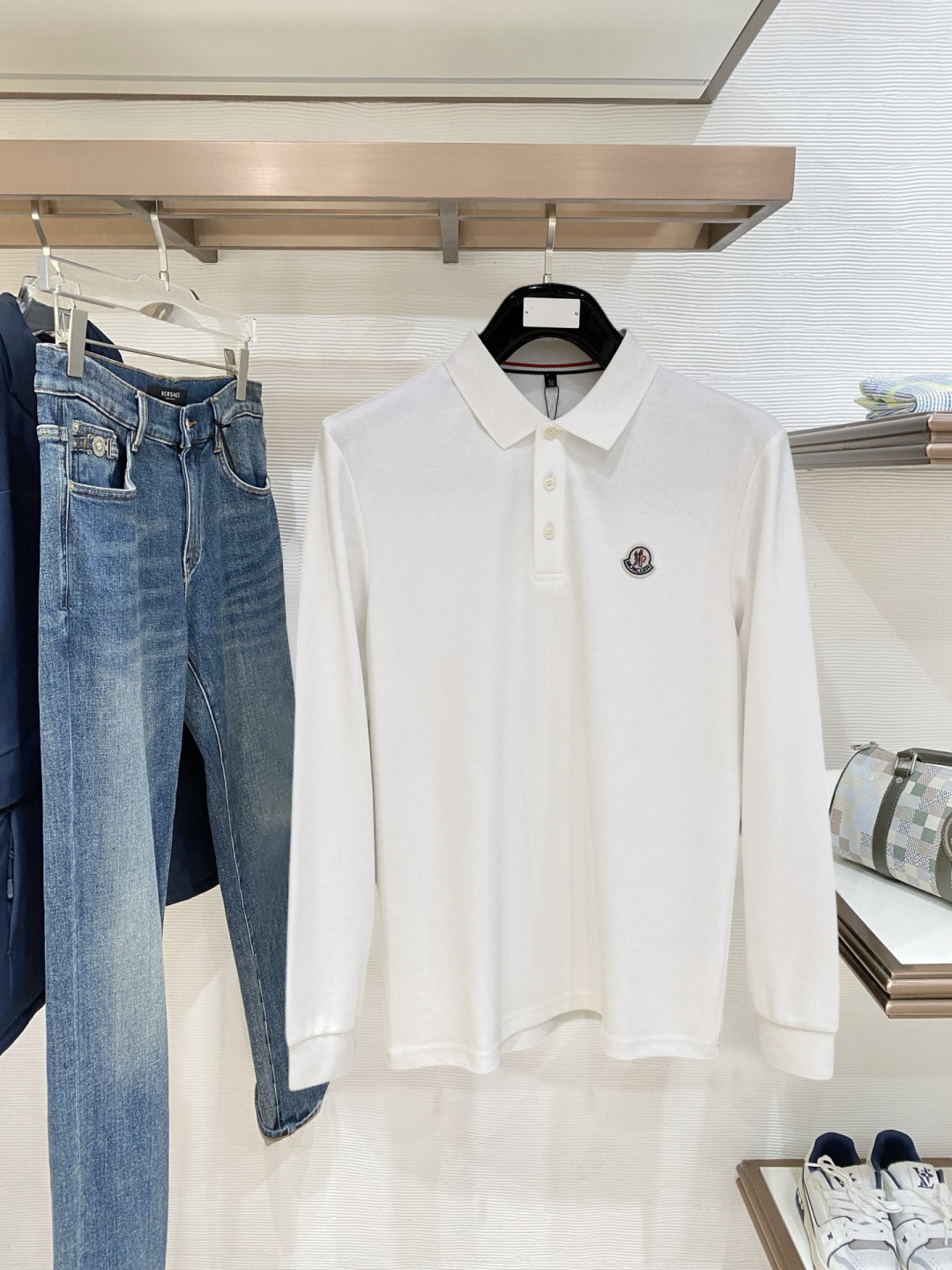 Moncler Male Basic Clothing Cotton M-l-xl