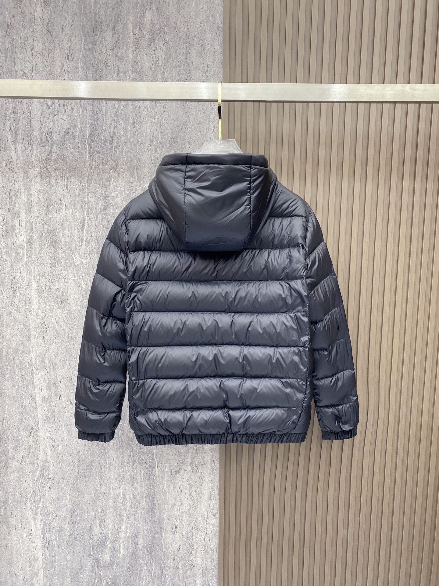 Prada Down Jacket Black Hooded M-54-48-56-50-52