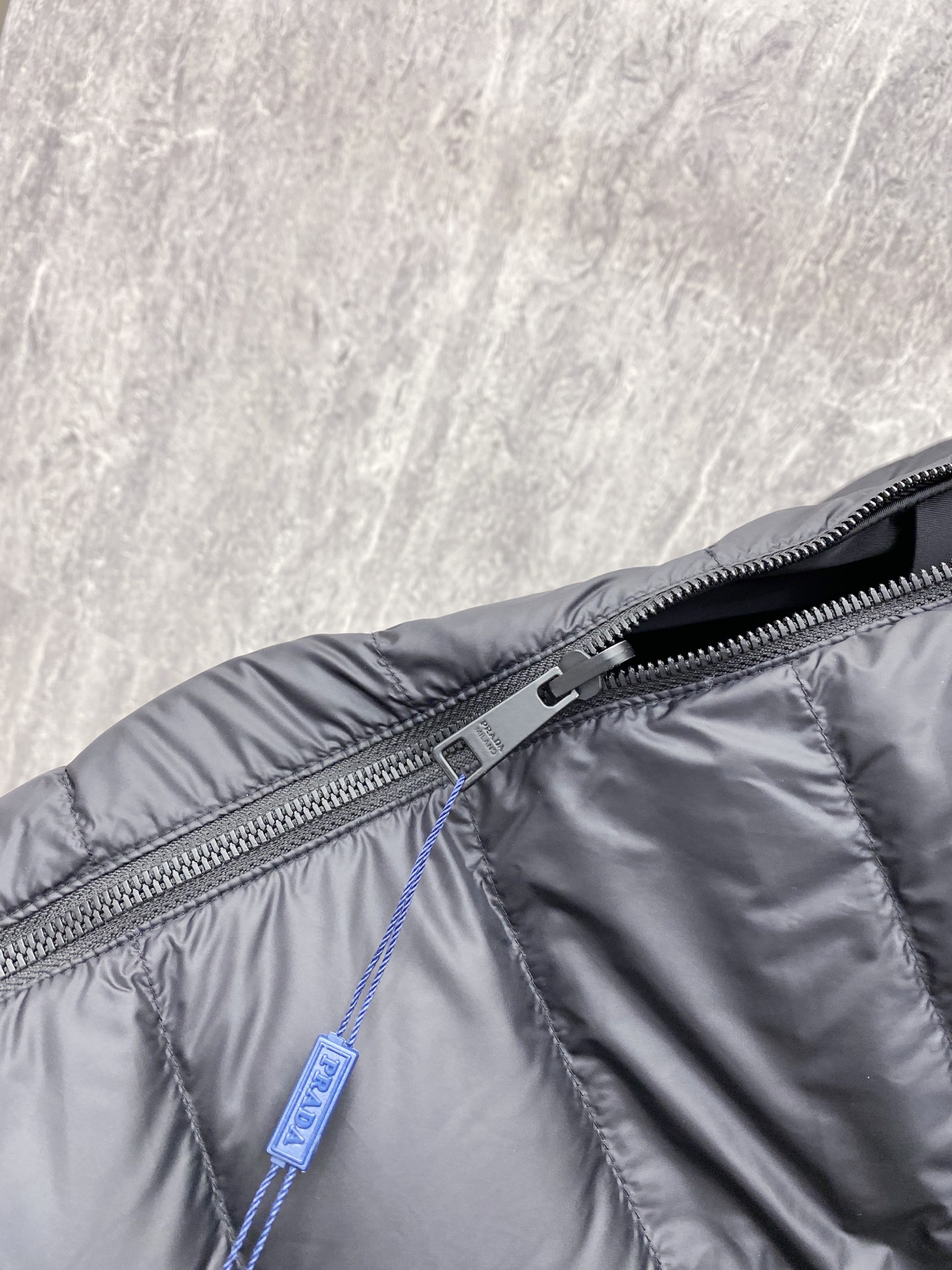 Prada Down Jacket Black Hooded M-54-48-56-50-52