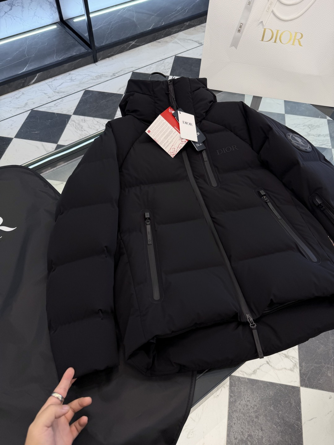Dior Down Jacket Hooded S-l