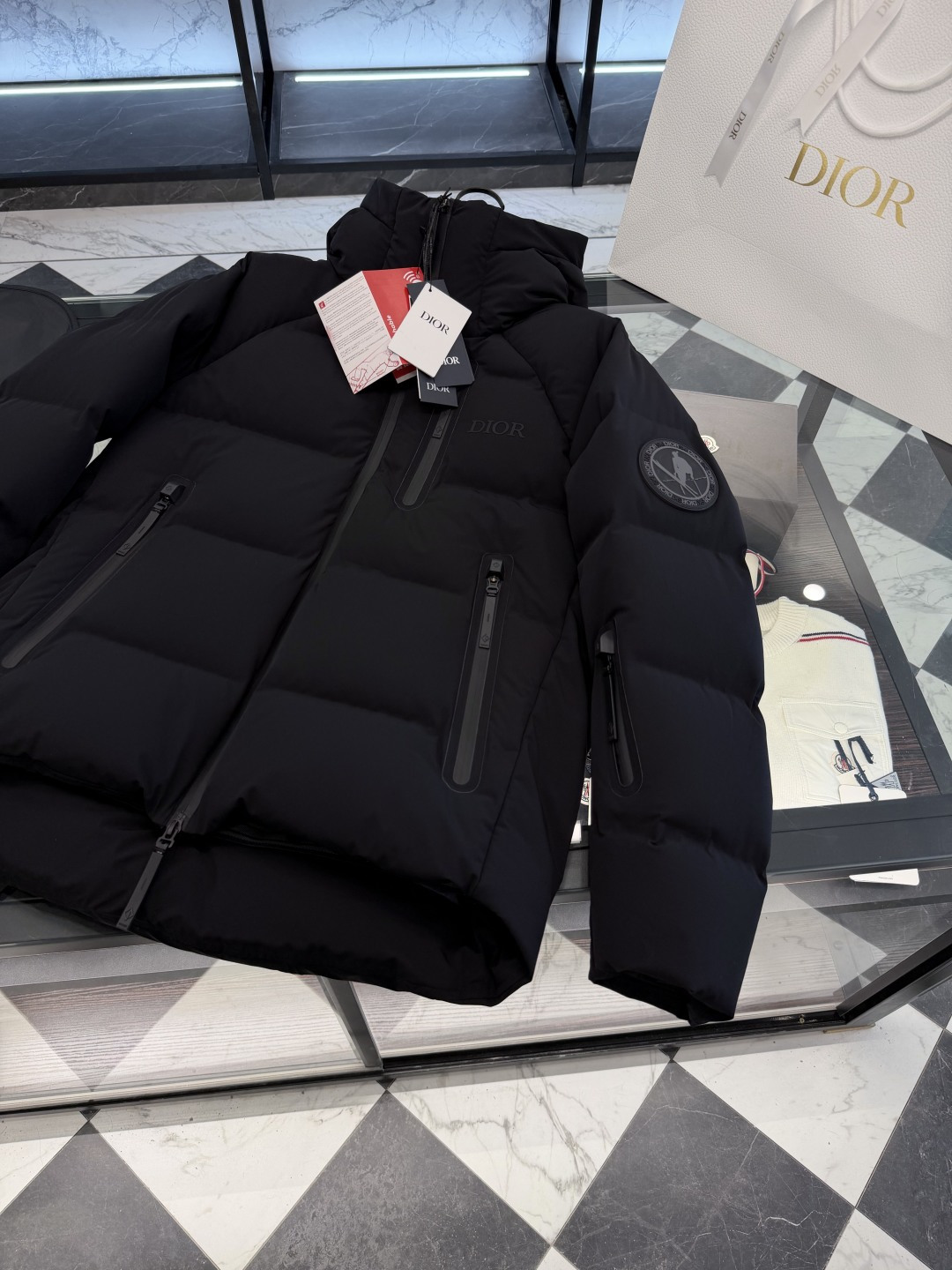 Dior Down Jacket Hooded S-l