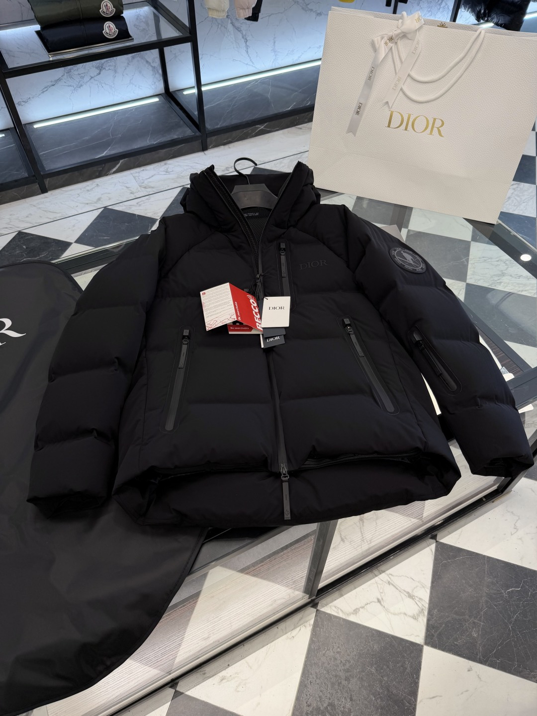 Dior Down Jacket Hooded S-l