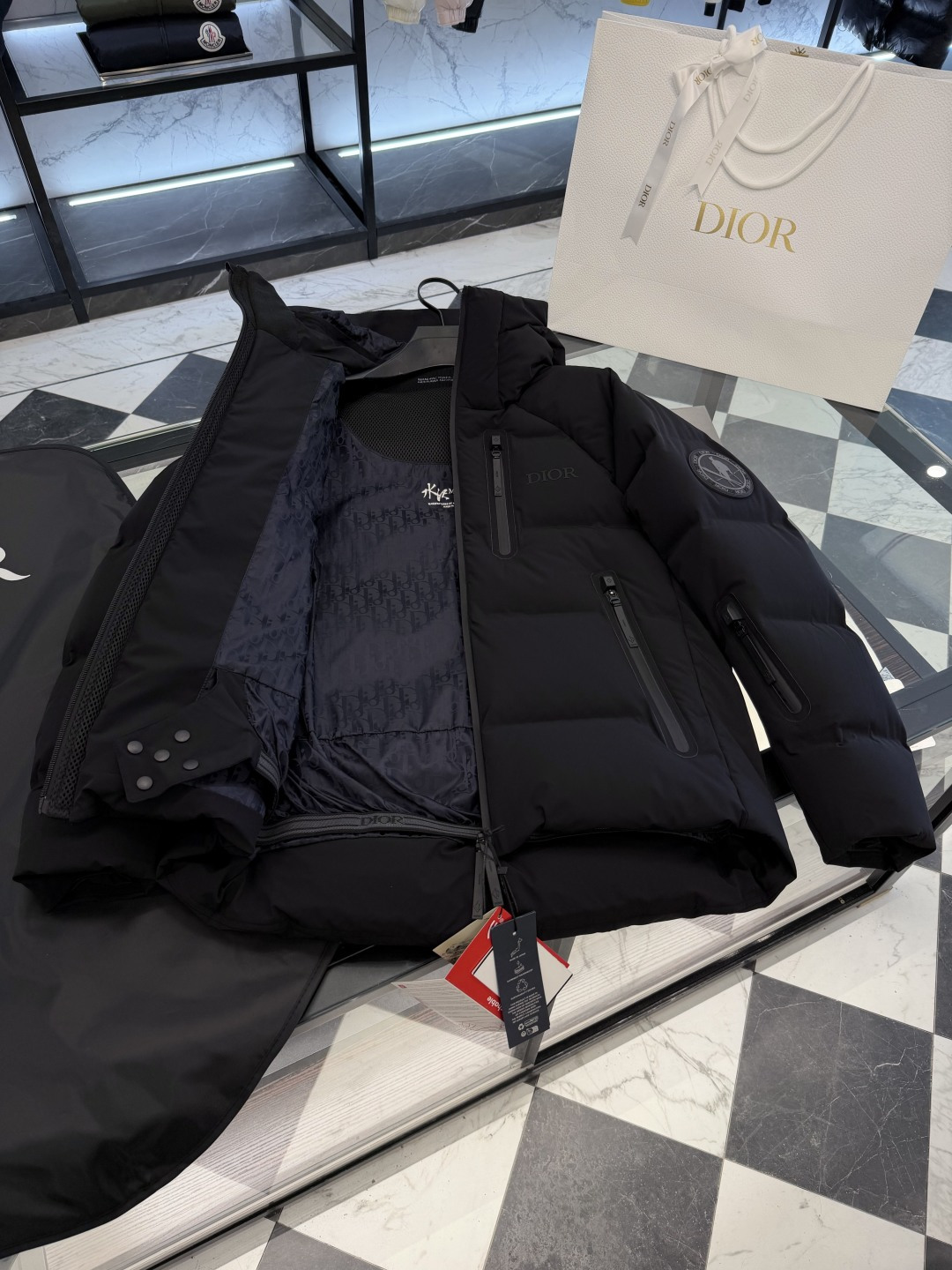 Dior Down Jacket Hooded S-l