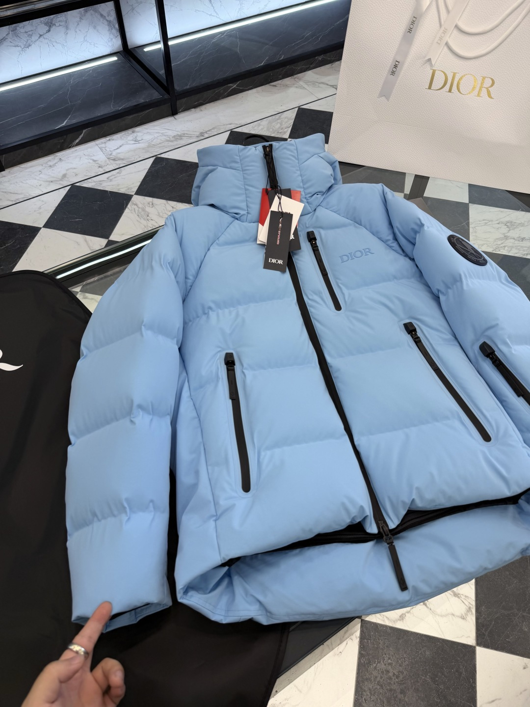 Dior Down Jacket Hooded S-l