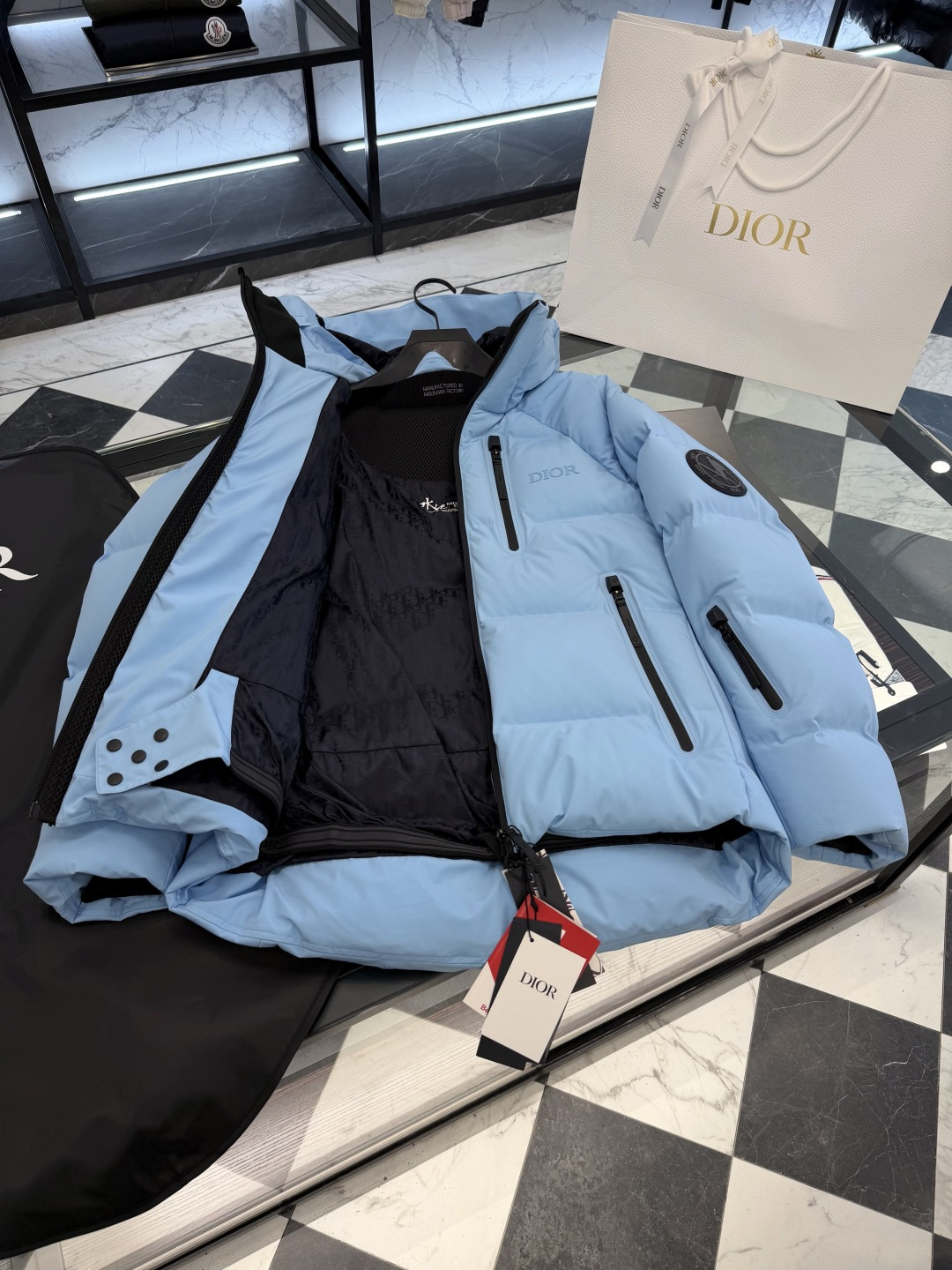 Dior Down Jacket Hooded S-l
