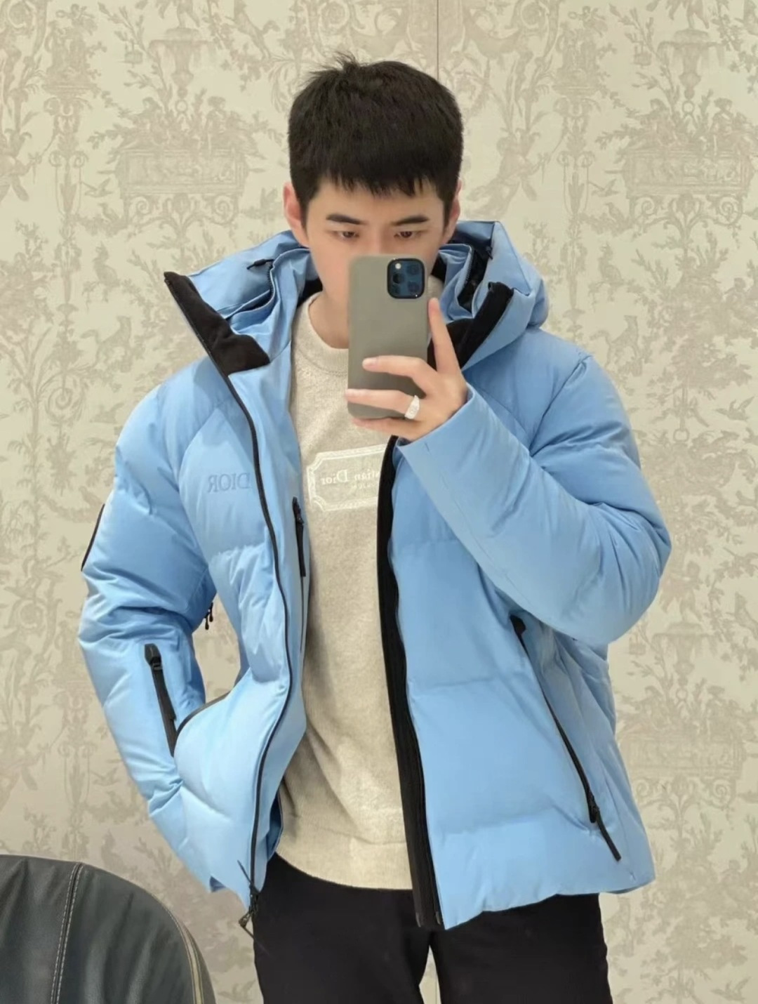Dior Down Jacket Hooded S-l