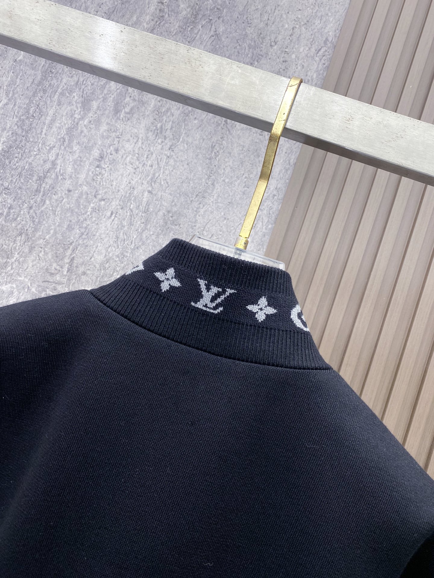 Louis Vuitton Jacket Wool Black S-m-l