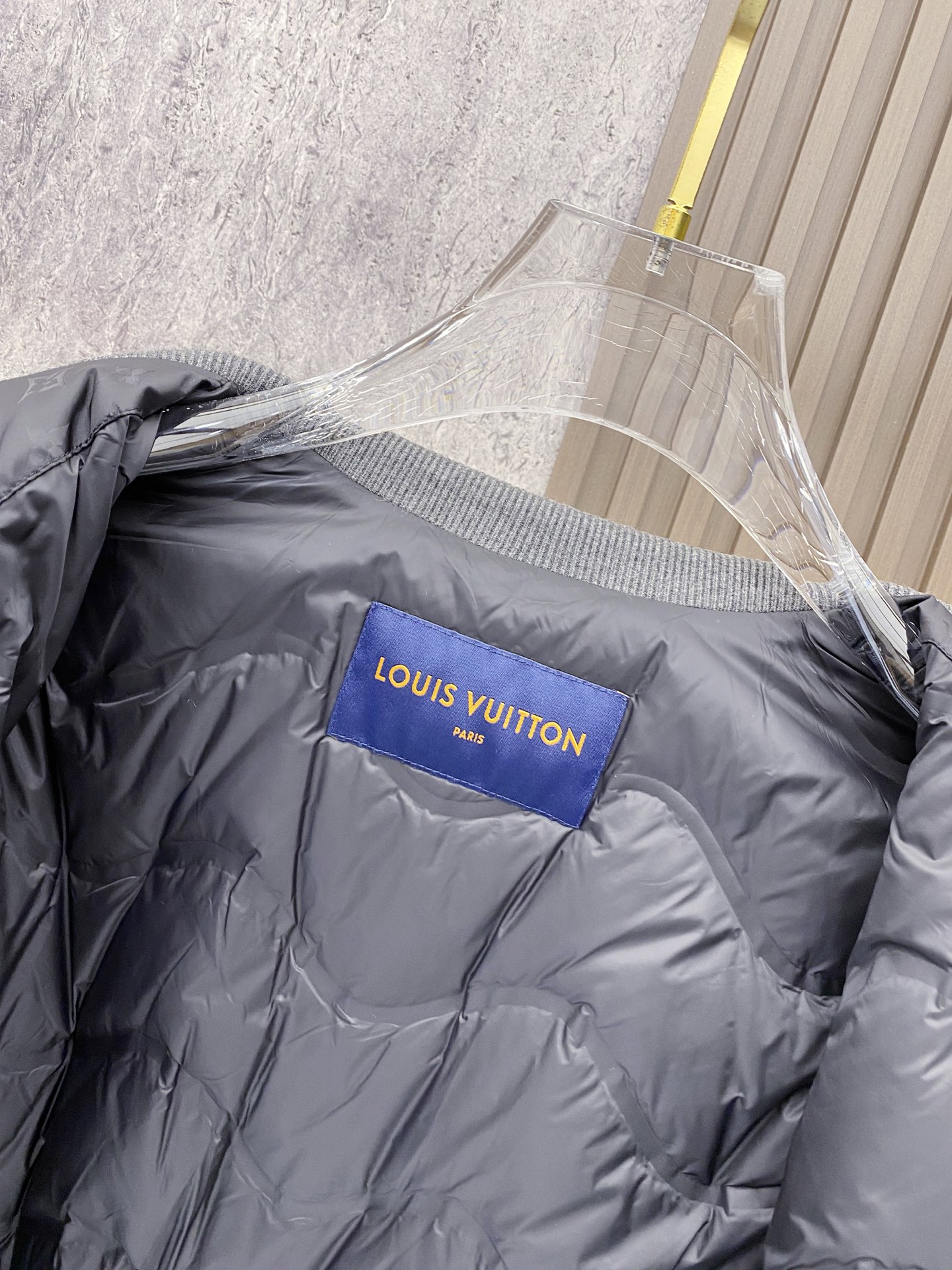 Louis Vuitton Jacket Wool Black S-m-l
