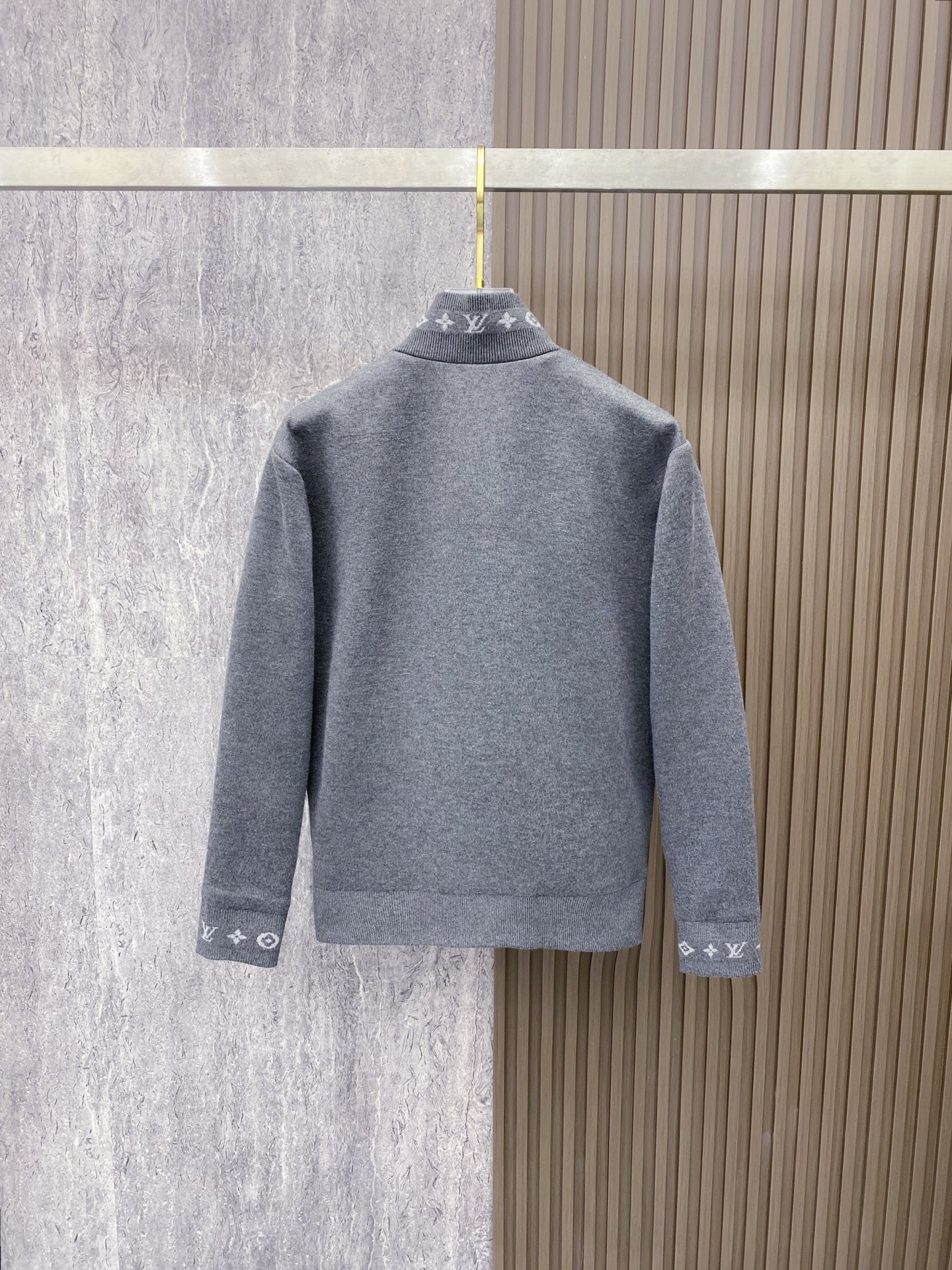 Louis Vuitton Jacket Wool Black S-m-l