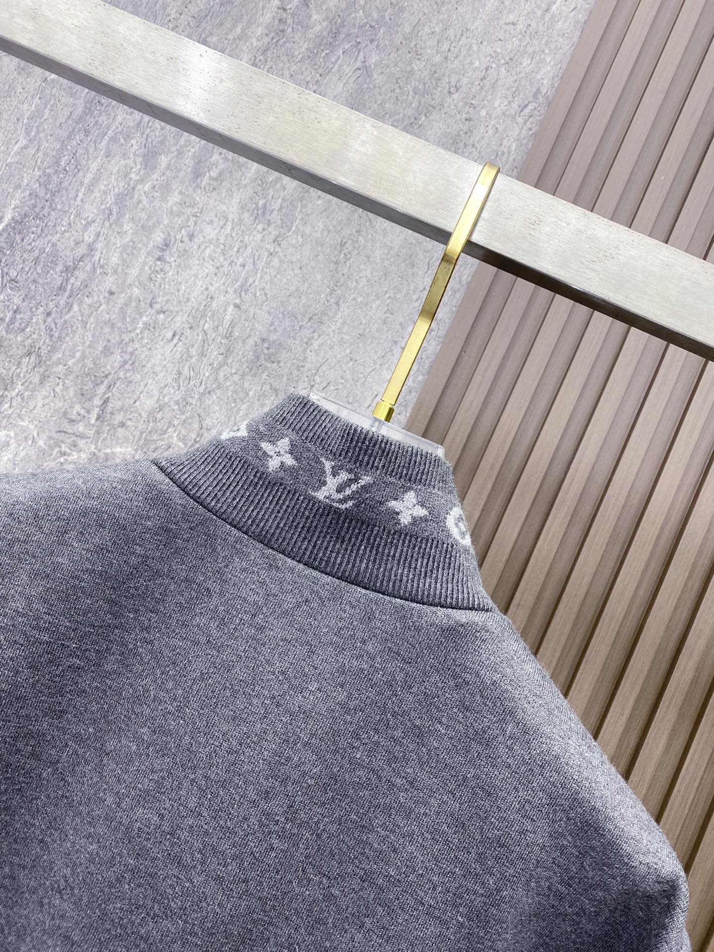 Louis Vuitton Jacket Wool Black S-m-l